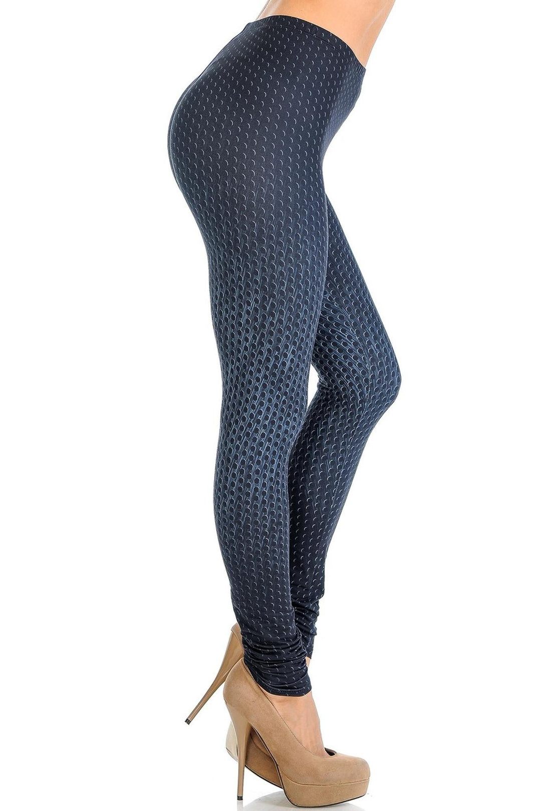 Creamy Soft Textured Dots Leggings - Signature Collection
