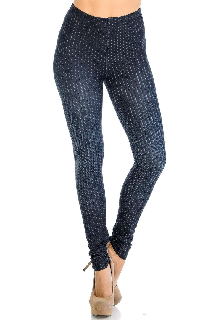 Creamy Soft Textured Dots Leggings - Signature Collection