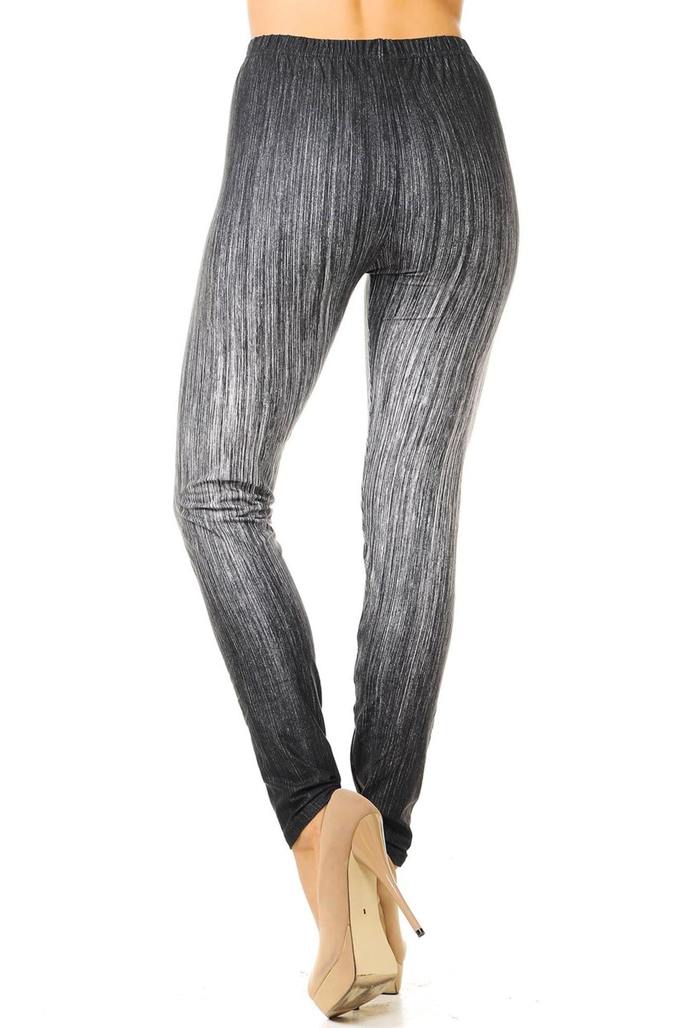 Creamy Soft Vintage Ombre Fade Leggings - Multi-Size
