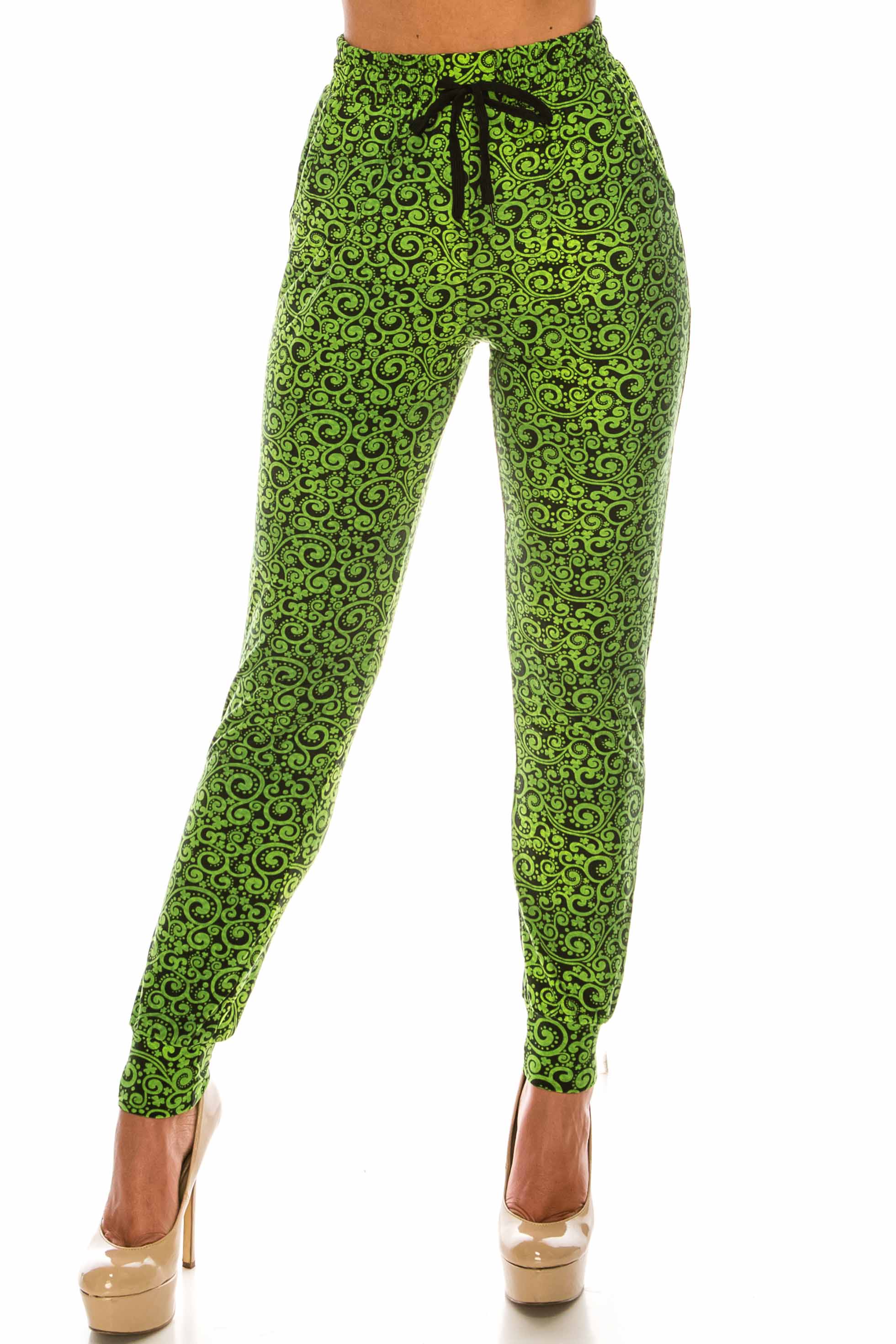 Green Irish Vine Buttery Smooth Joggers - LIMITED EDITION