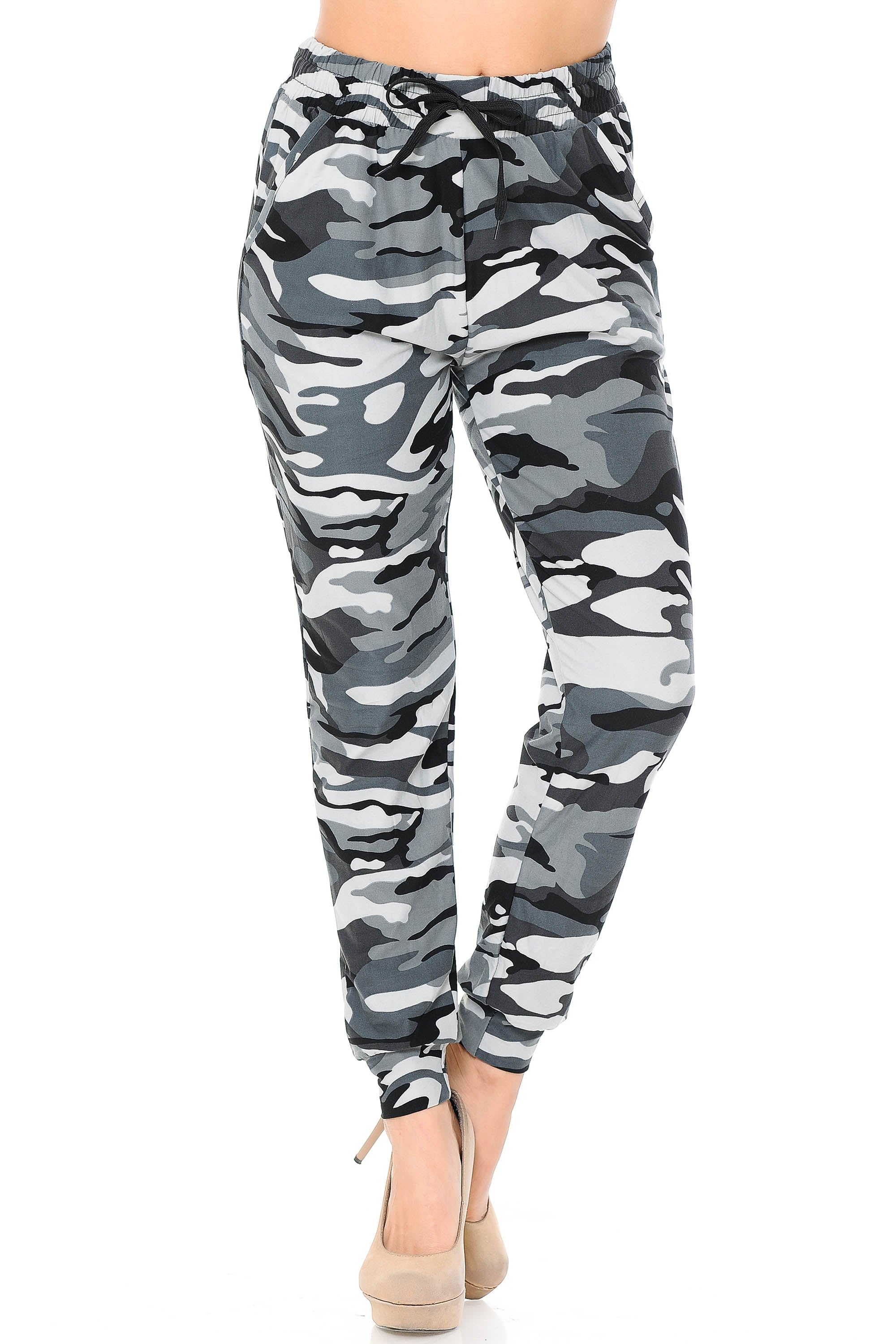 Buttery Smooth Charcoal Camouflage Joggers