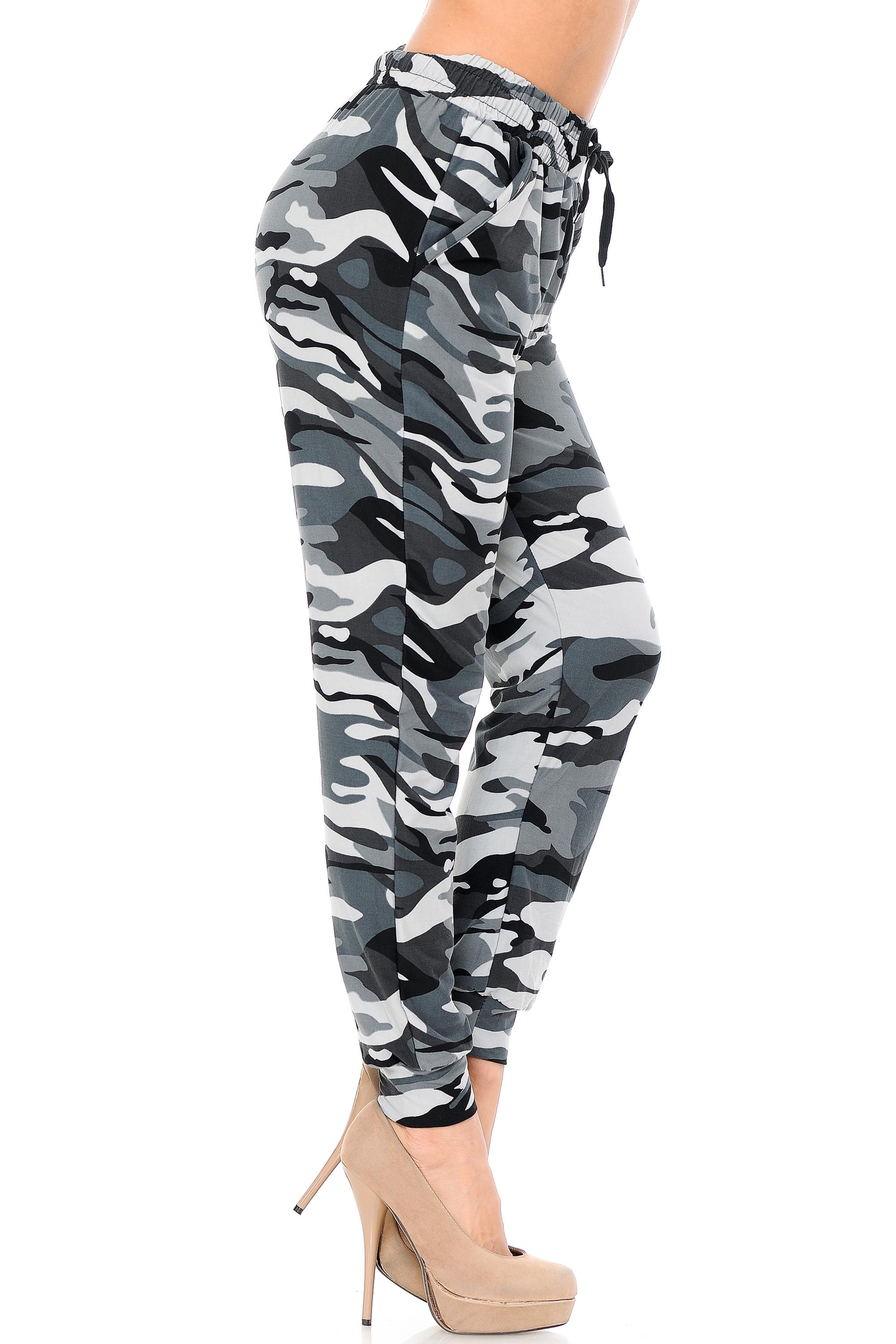 Buttery Smooth Charcoal Camouflage Joggers