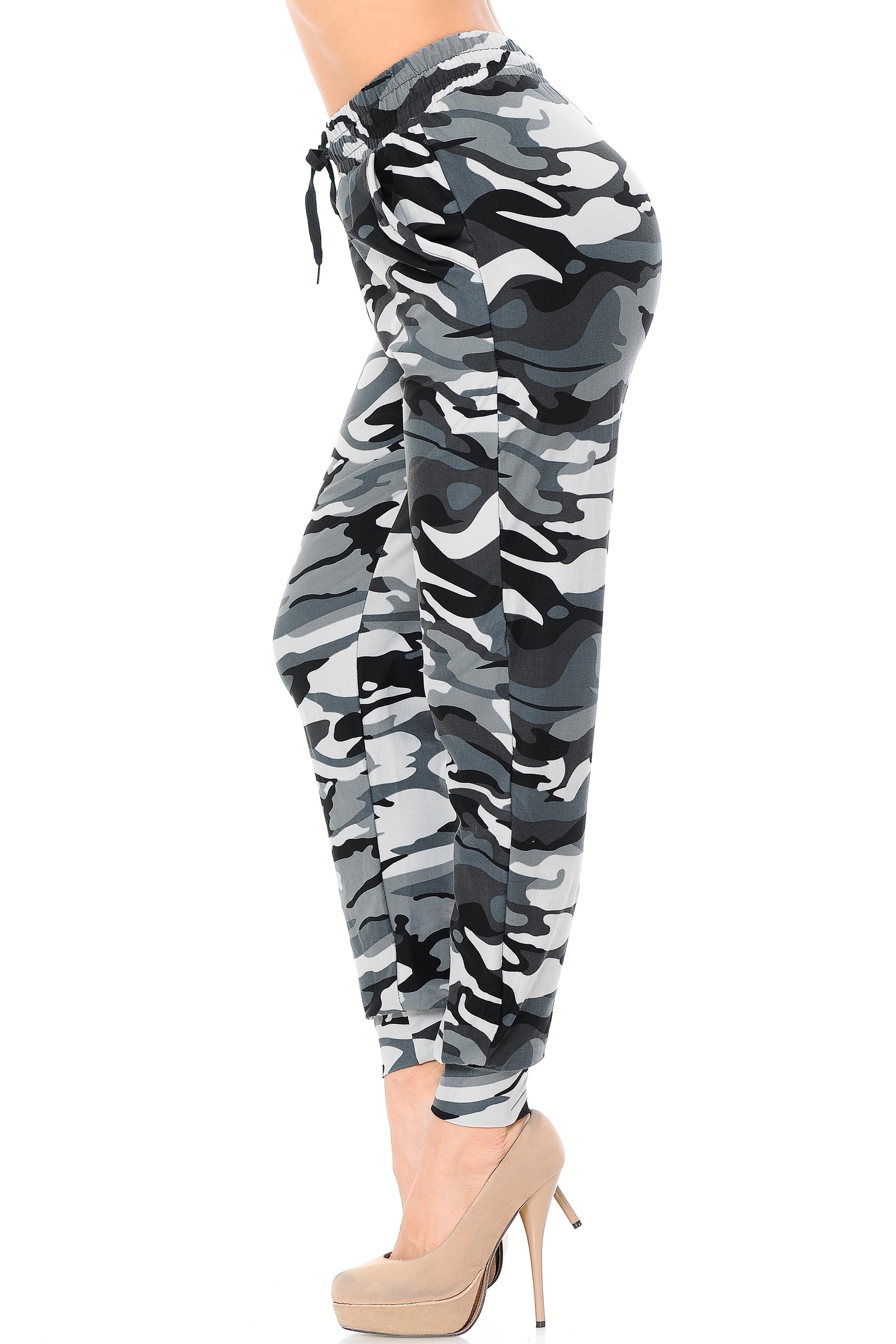 Buttery Smooth Charcoal Camouflage Joggers