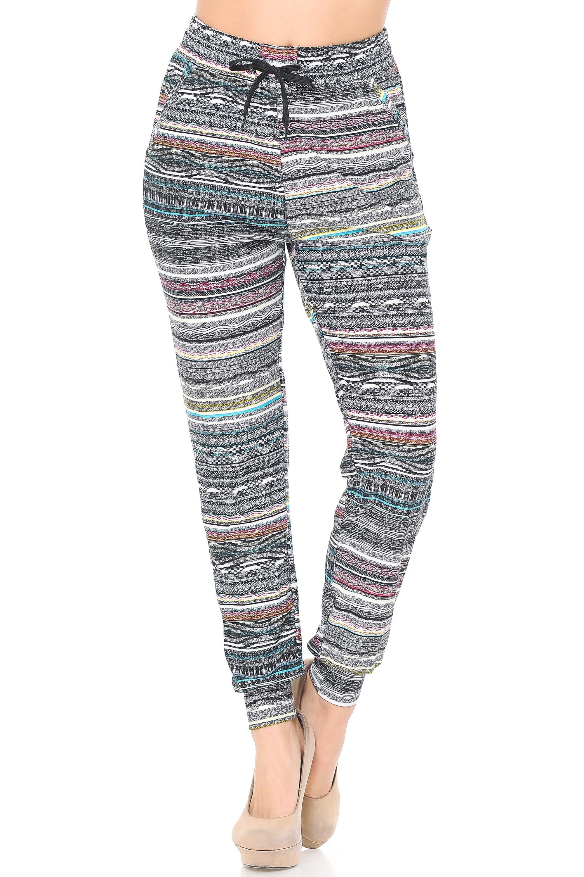 Buttery Smooth Tribal Cascade Joggers