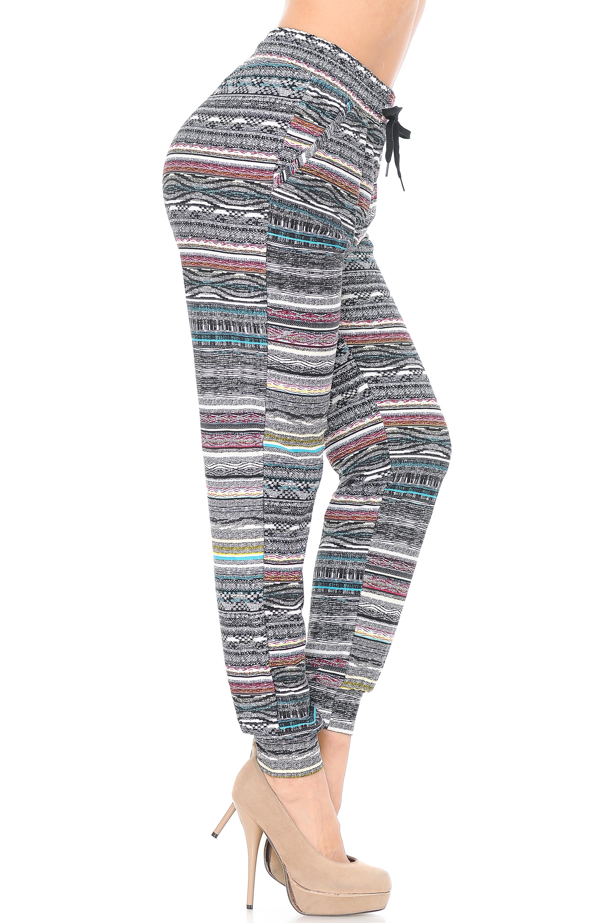 Buttery Smooth Tribal Cascade Joggers