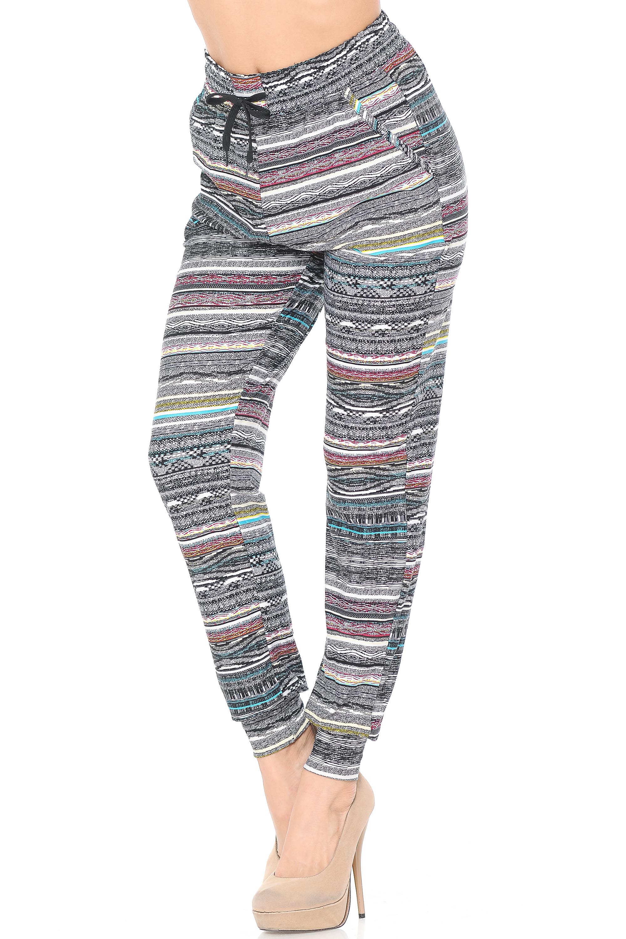 Buttery Smooth Tribal Cascade Joggers