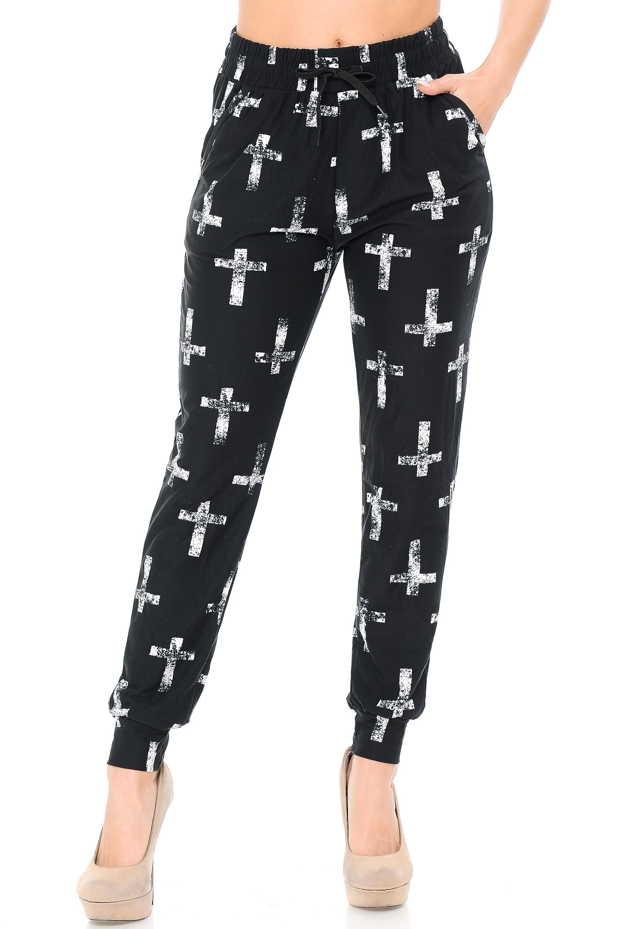 Buttery Smooth Faded Cross Joggers