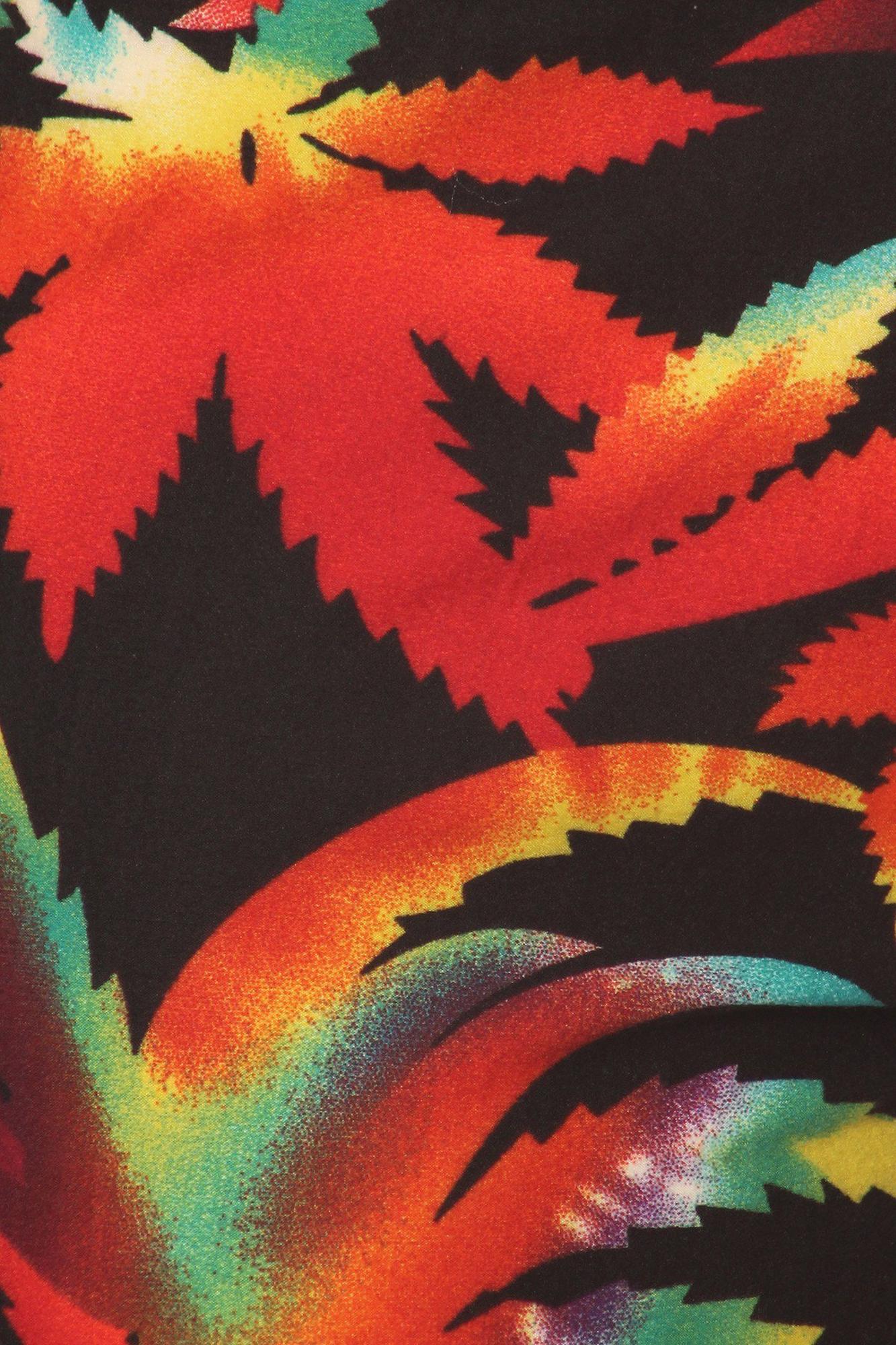 Buttery Smooth Rainbow Marijuana Joggers