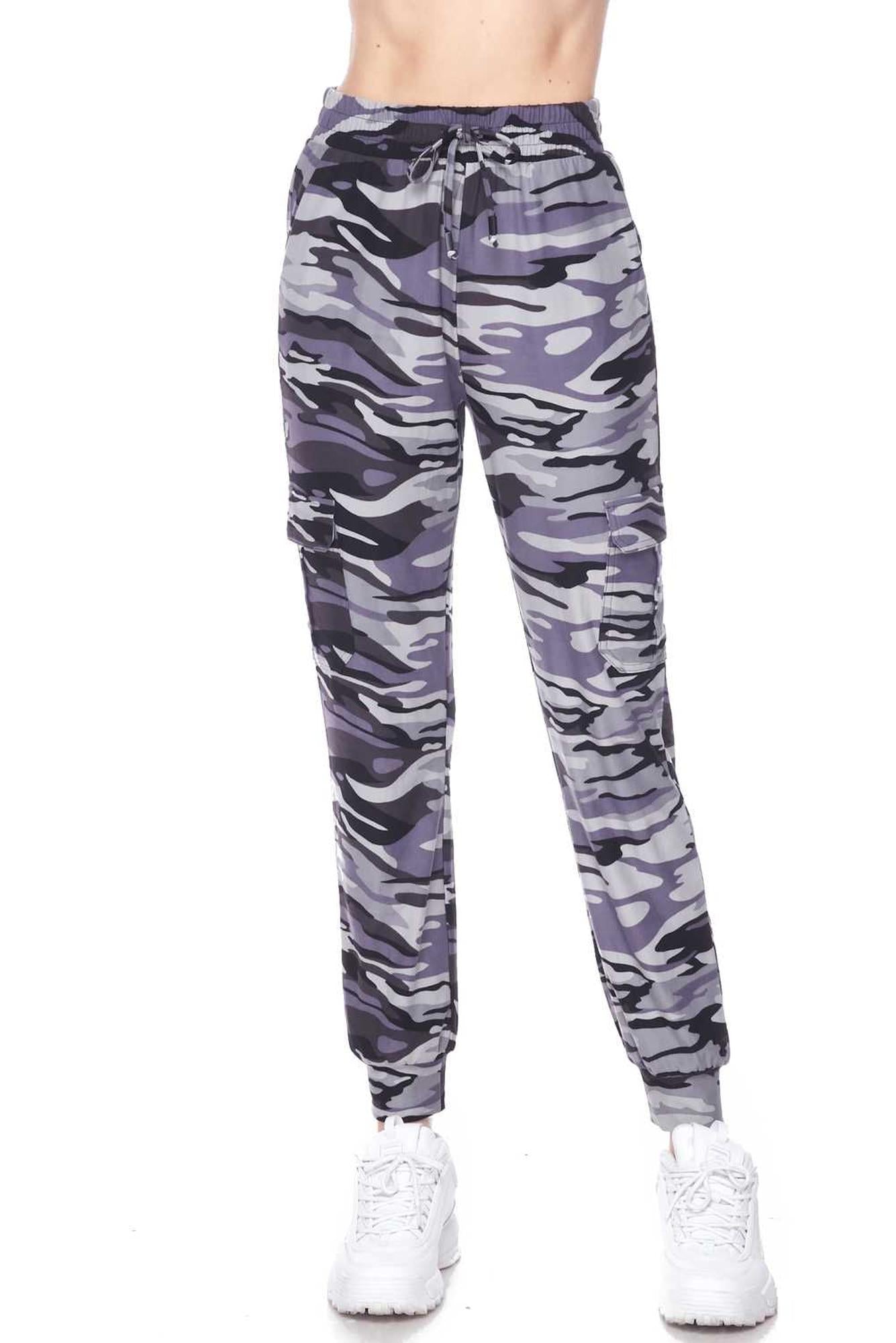 Buttery Smooth Charcoal Camouflage Joggers - New Mix
