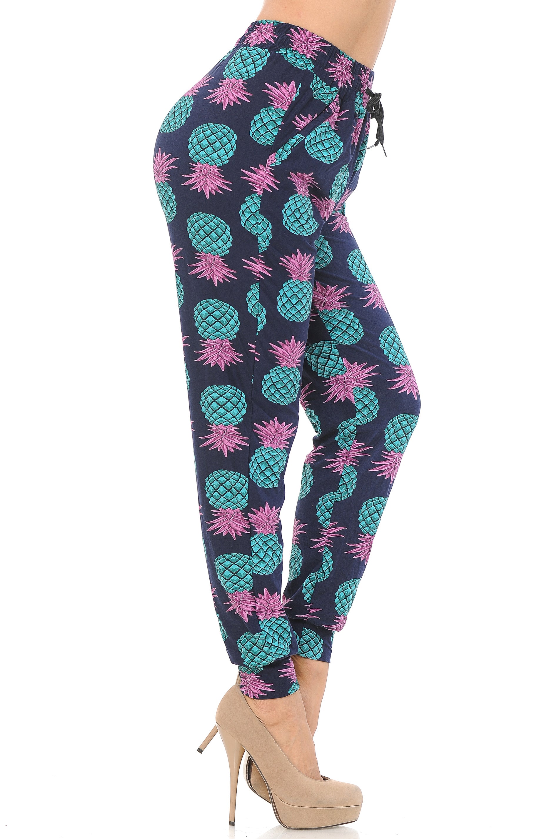 Buttery Smooth Teal Pineapple Women's Joggers