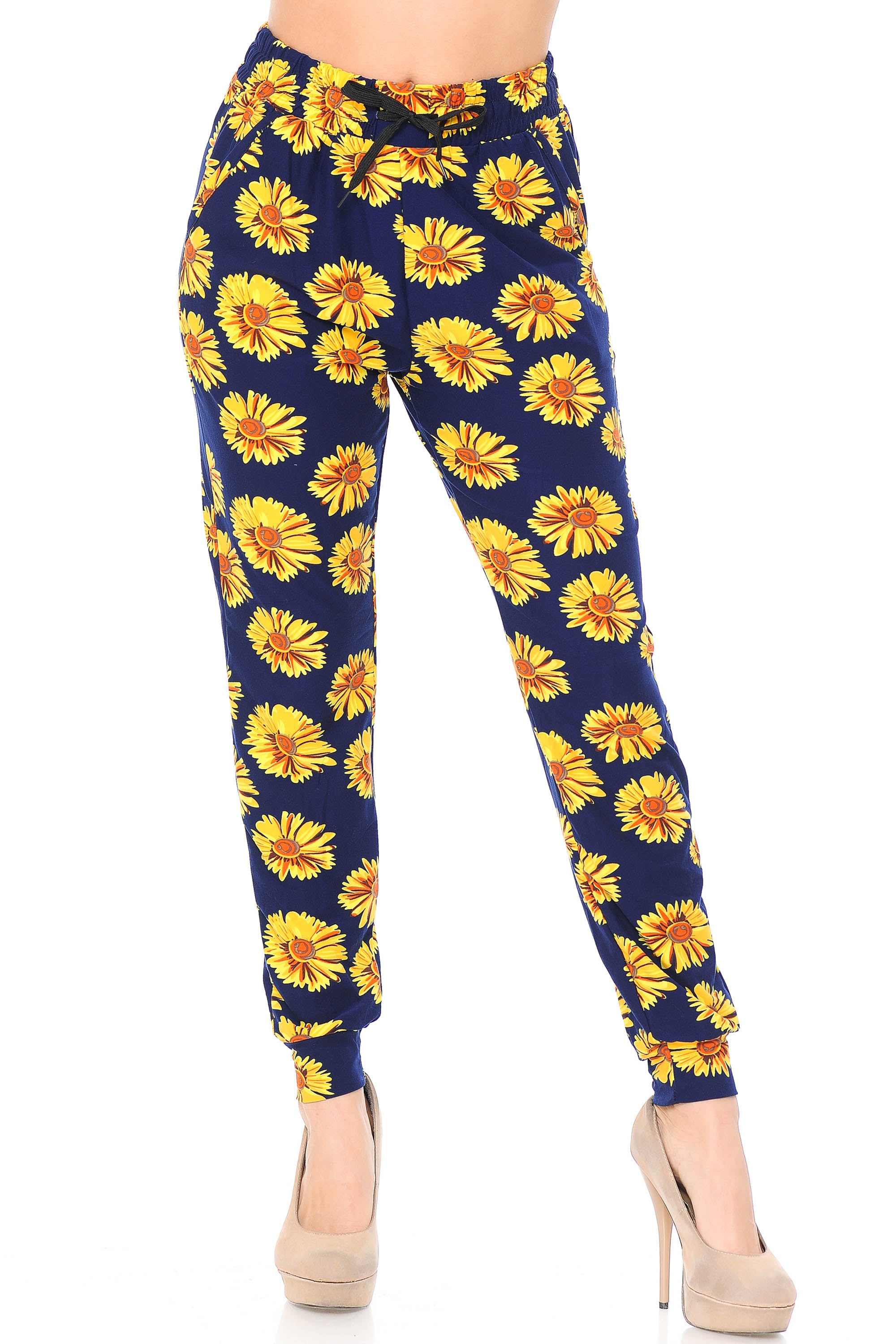 Buttery Smooth Summer Daisy Joggers