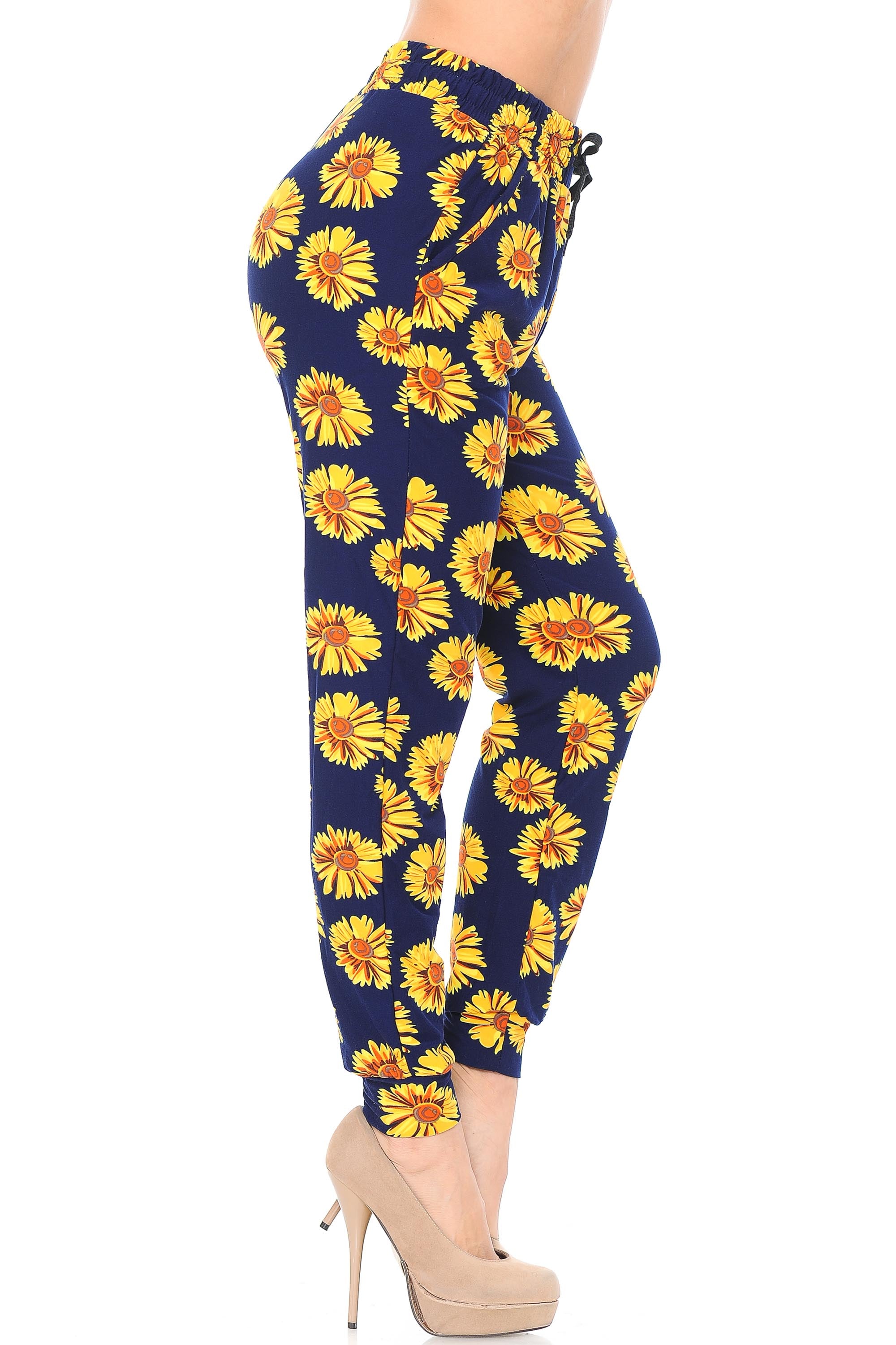 Buttery Smooth Summer Daisy Joggers