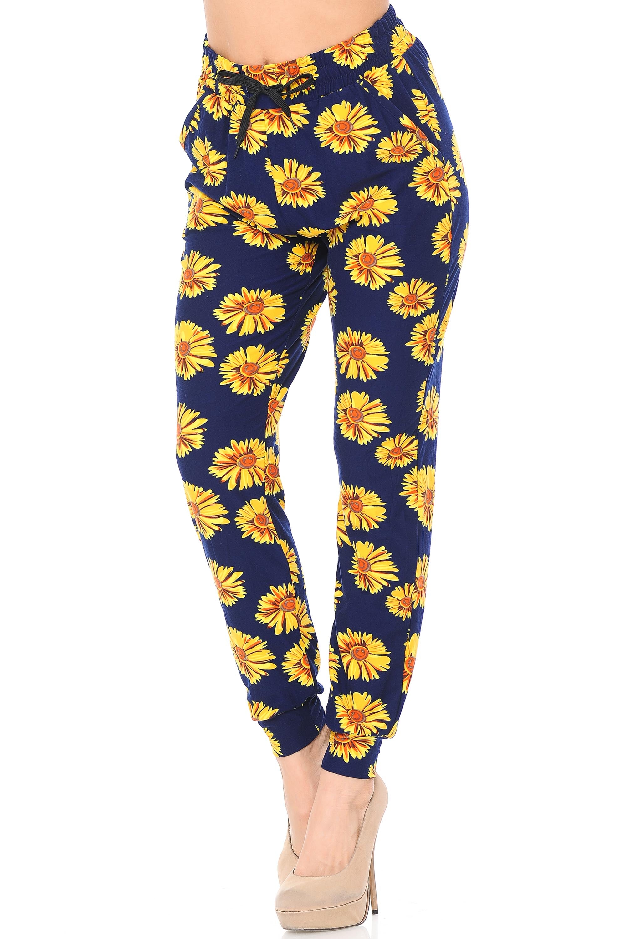 Buttery Smooth Summer Daisy Joggers
