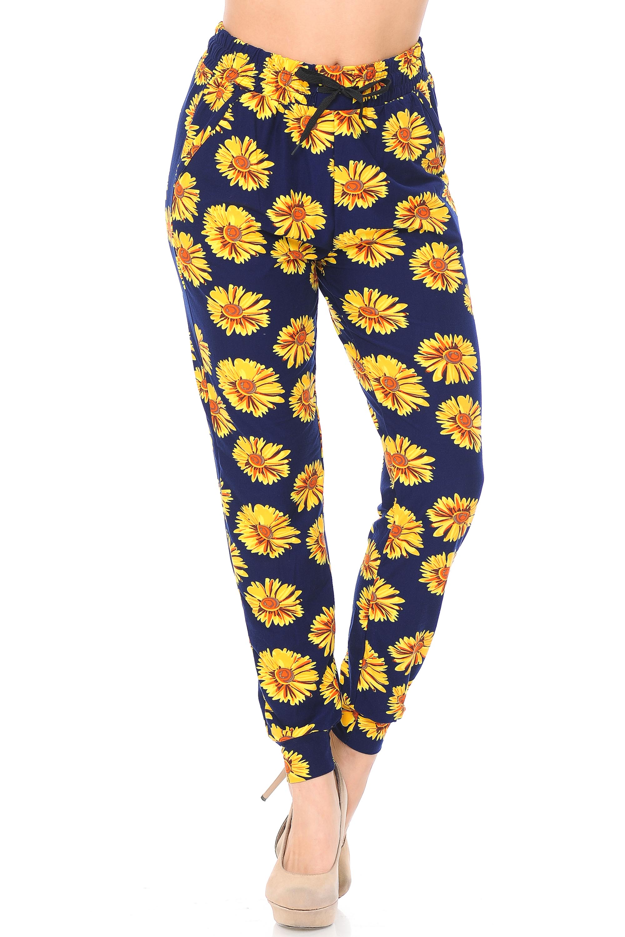 Buttery Smooth Summer Daisy Joggers