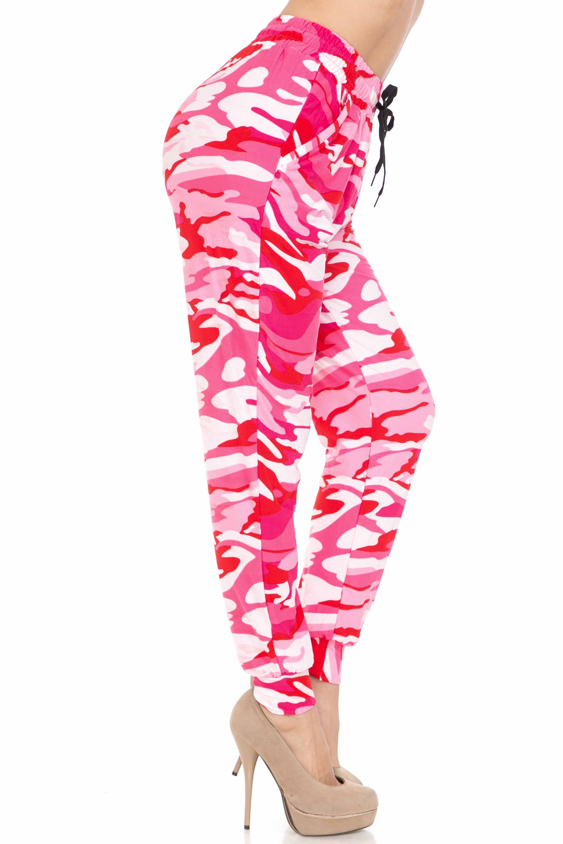 Buttery Smooth Pink Camouflage Joggers - EEVEE
