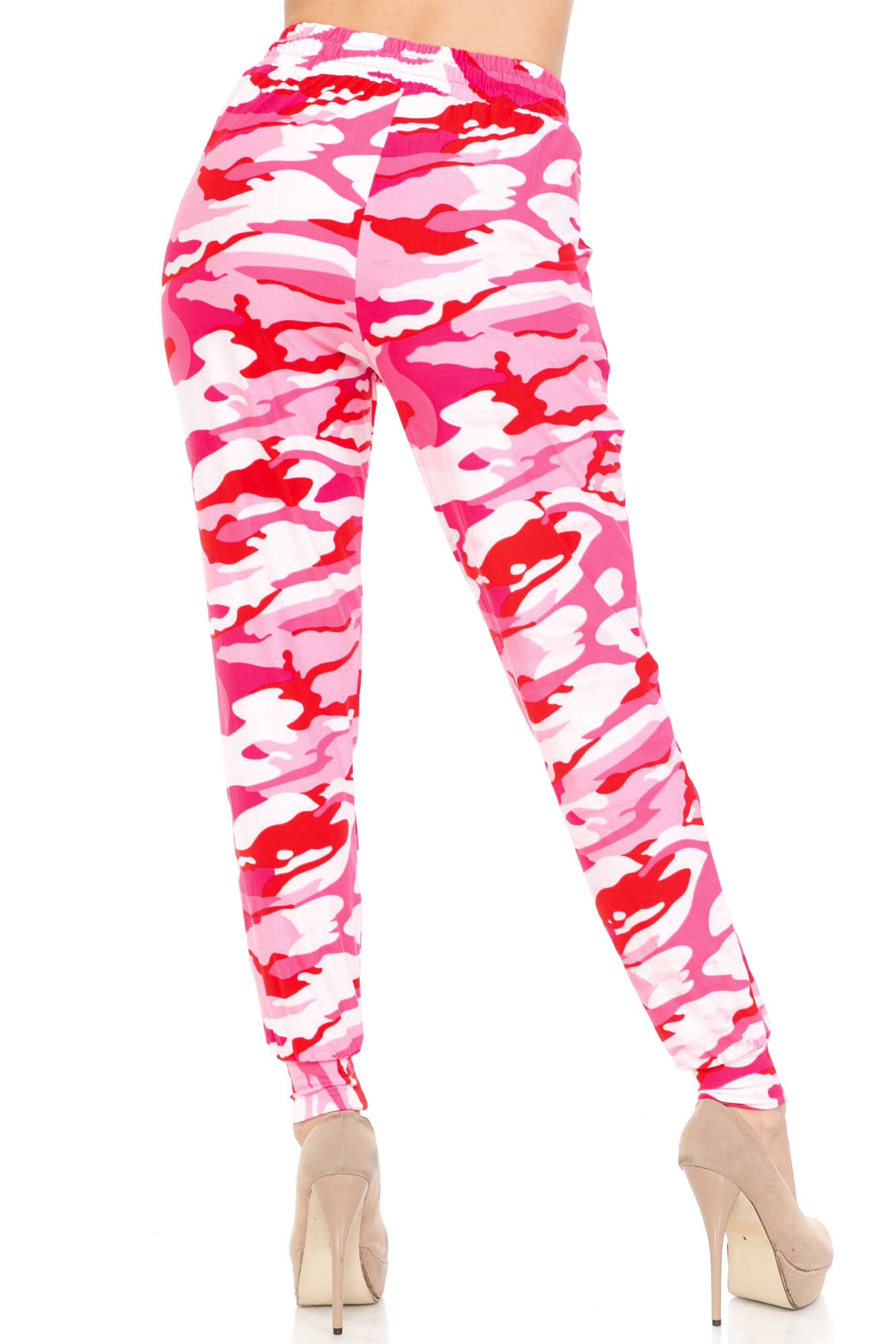 Buttery Smooth Pink Camouflage Joggers - EEVEE