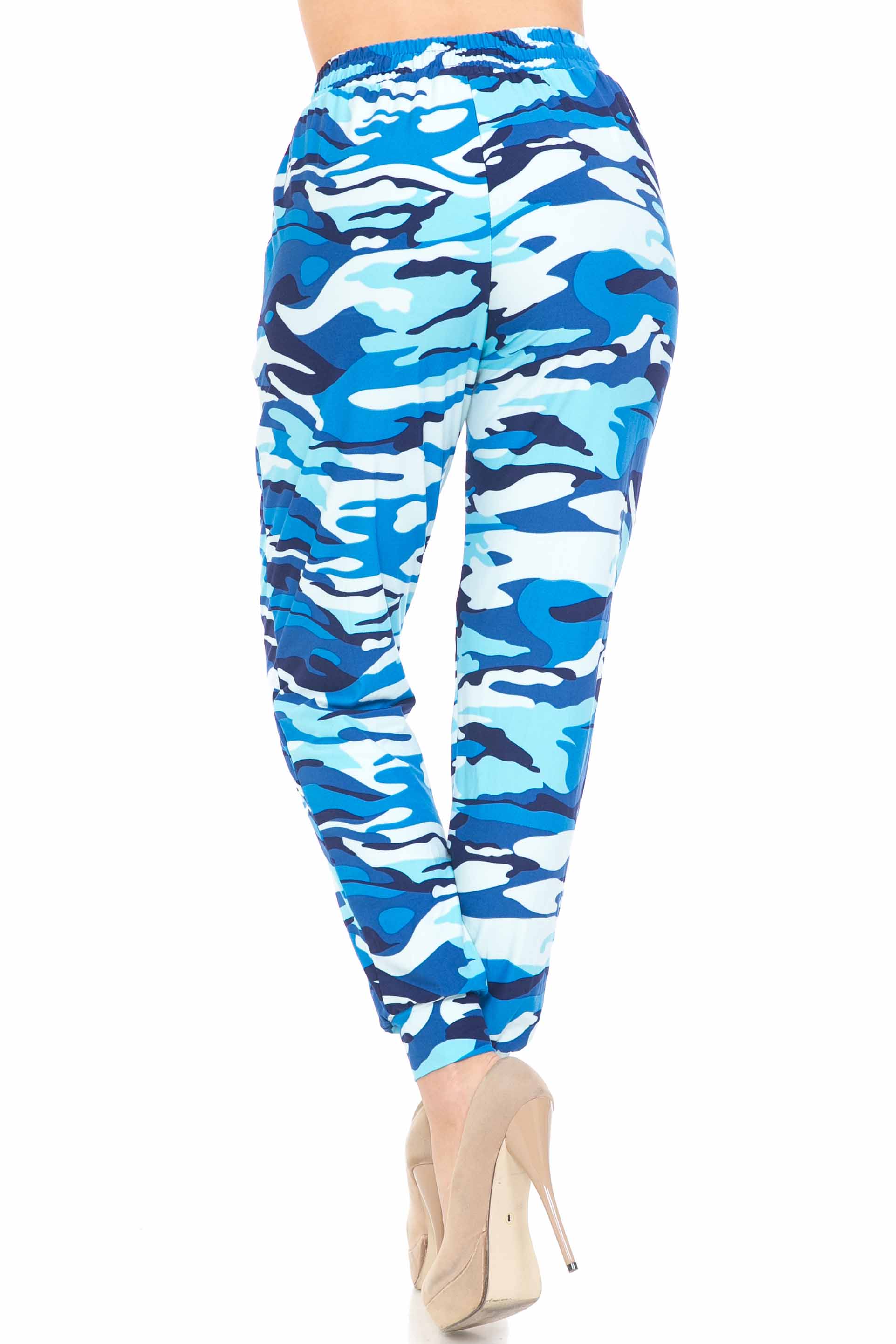 Buttery Smooth Blue Camouflage Joggers - EEVEE