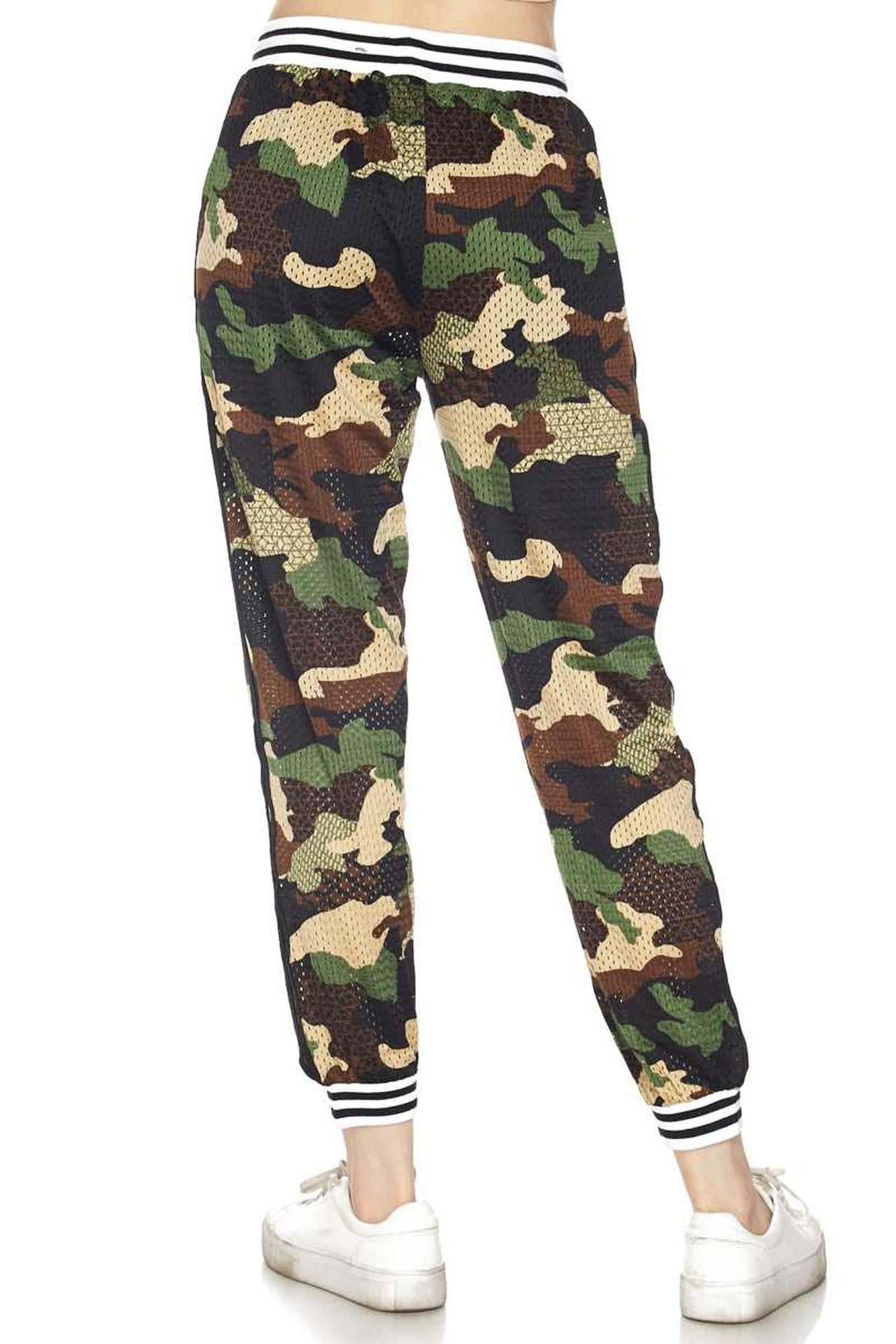 Premium Street Ready Perforated Camouflage Joggers