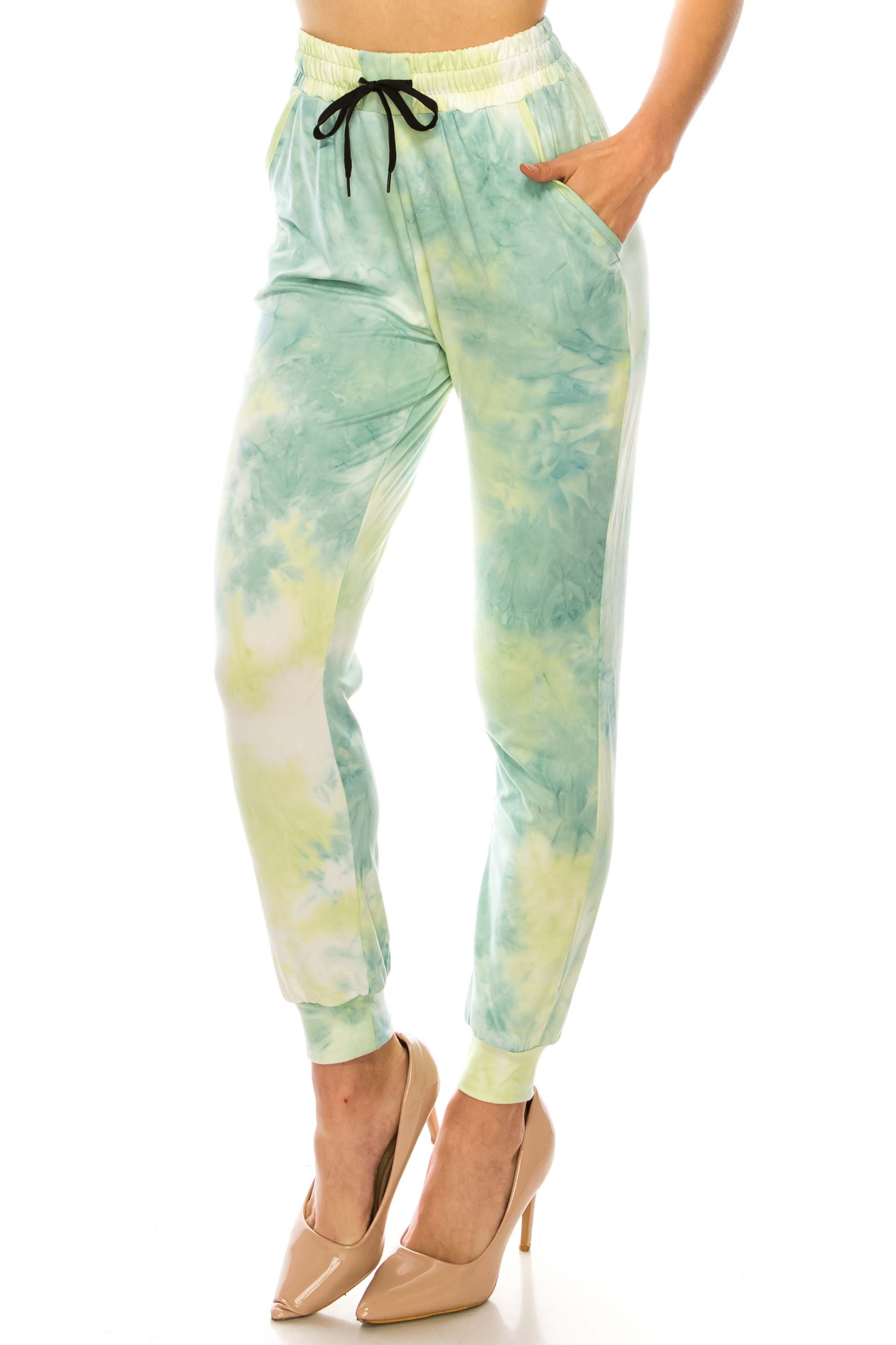 Buttery Smooth Mint Tie Dye Joggers