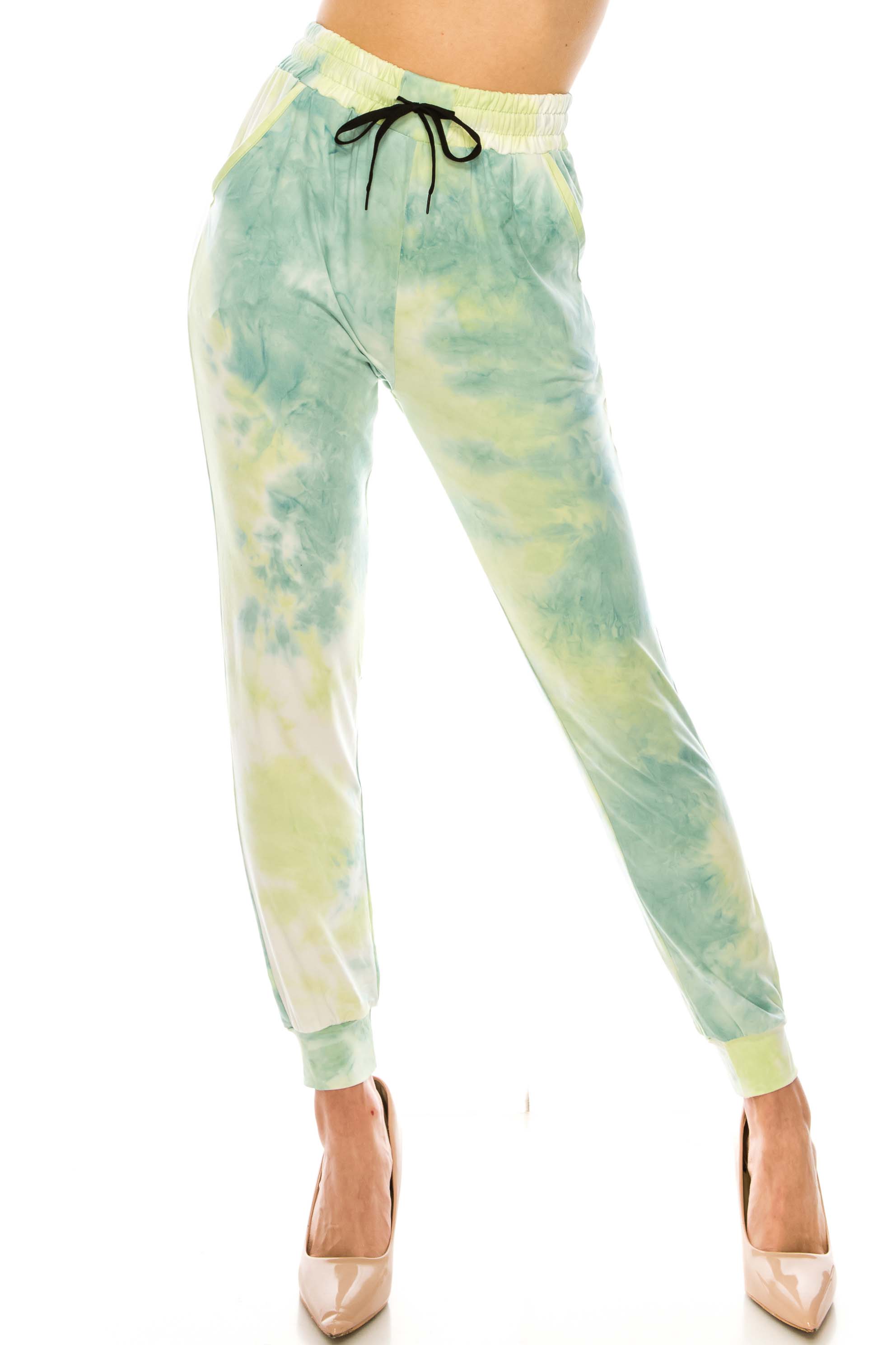 Buttery Smooth Mint Tie Dye Joggers
