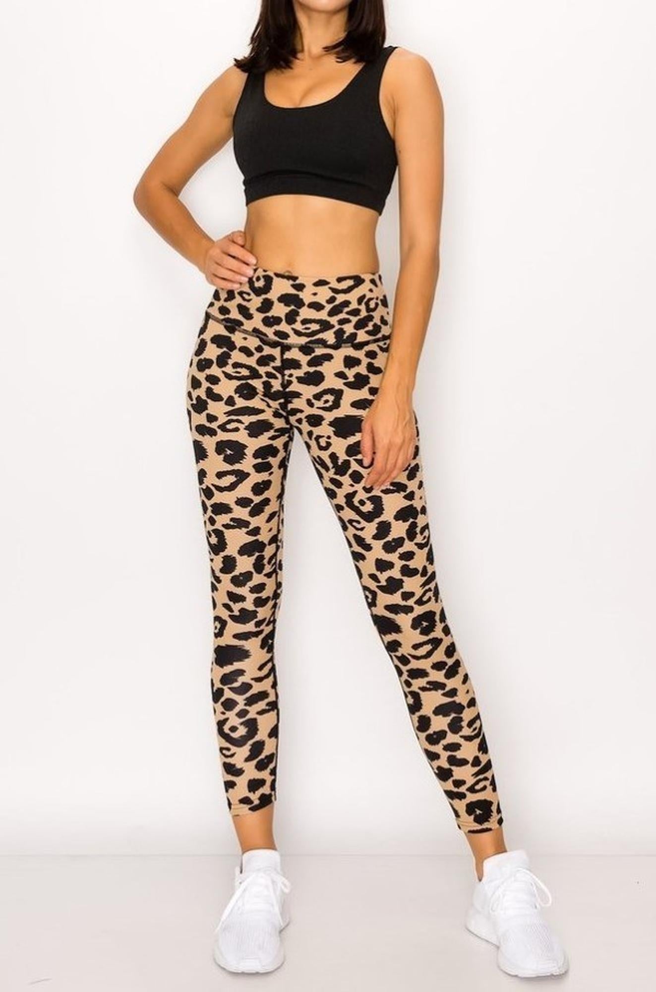 Wild Leopard Workout Leggings