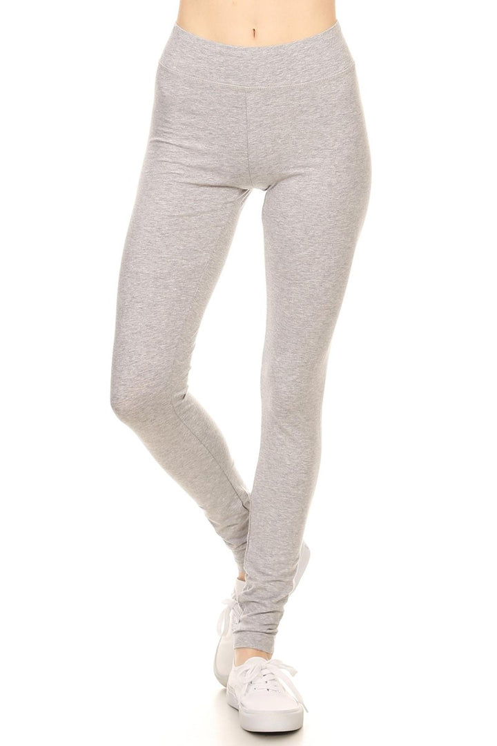 High Waisted Sport Cotton Leggings