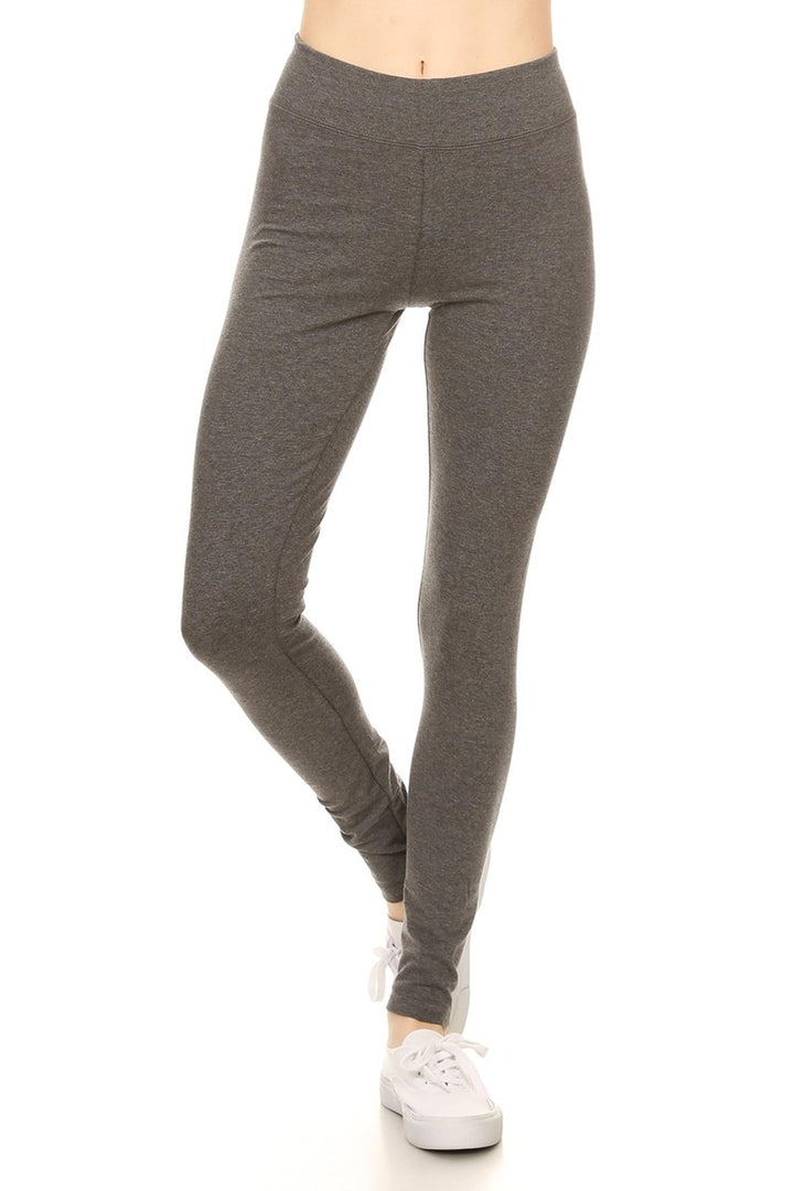 High Waisted Sport Cotton Leggings