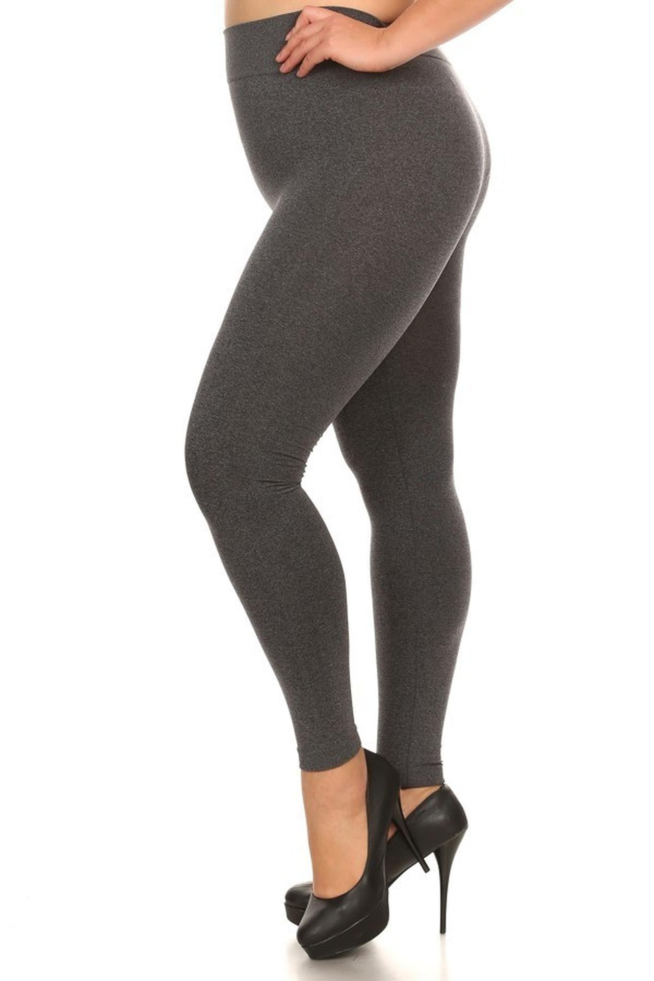 Premium Basic Seamless Leggings - Plus Size - 1XL 2XL 3XL