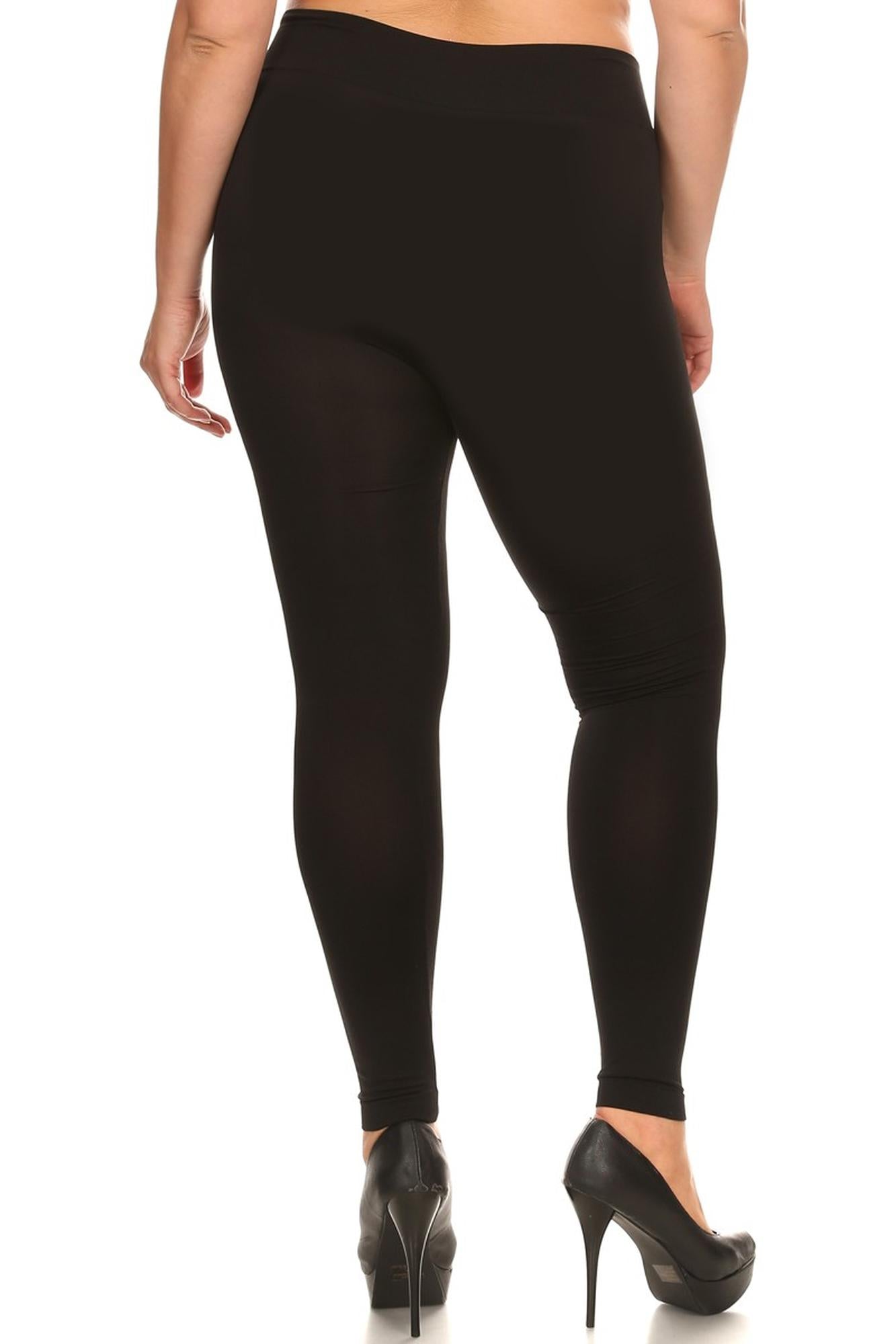 Premium Basic Seamless Leggings - Plus Size - 1XL 2XL 3XL
