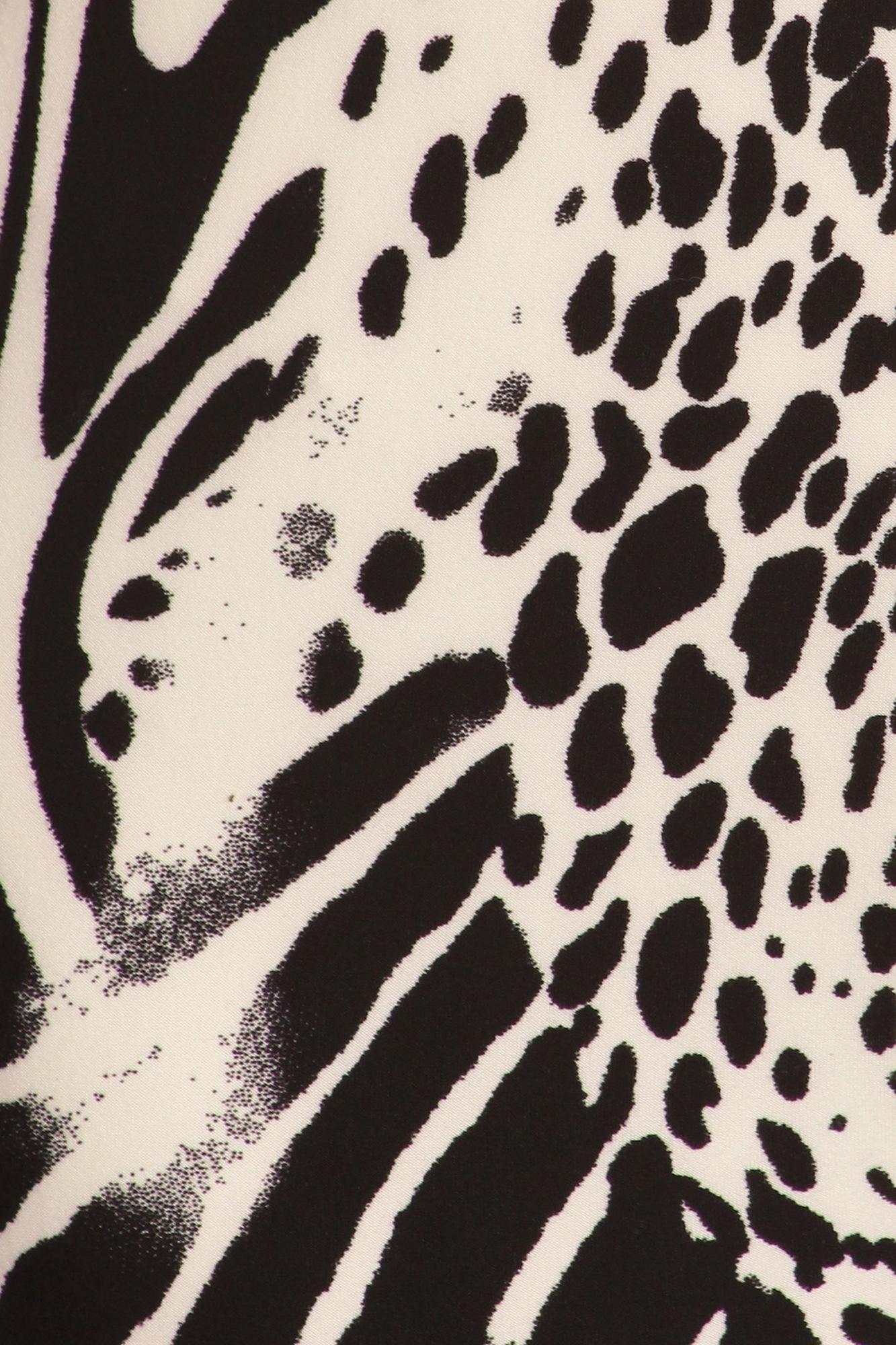 Buttery Soft Wild Safari High Waisted Leggings (One Size Regular,Black)