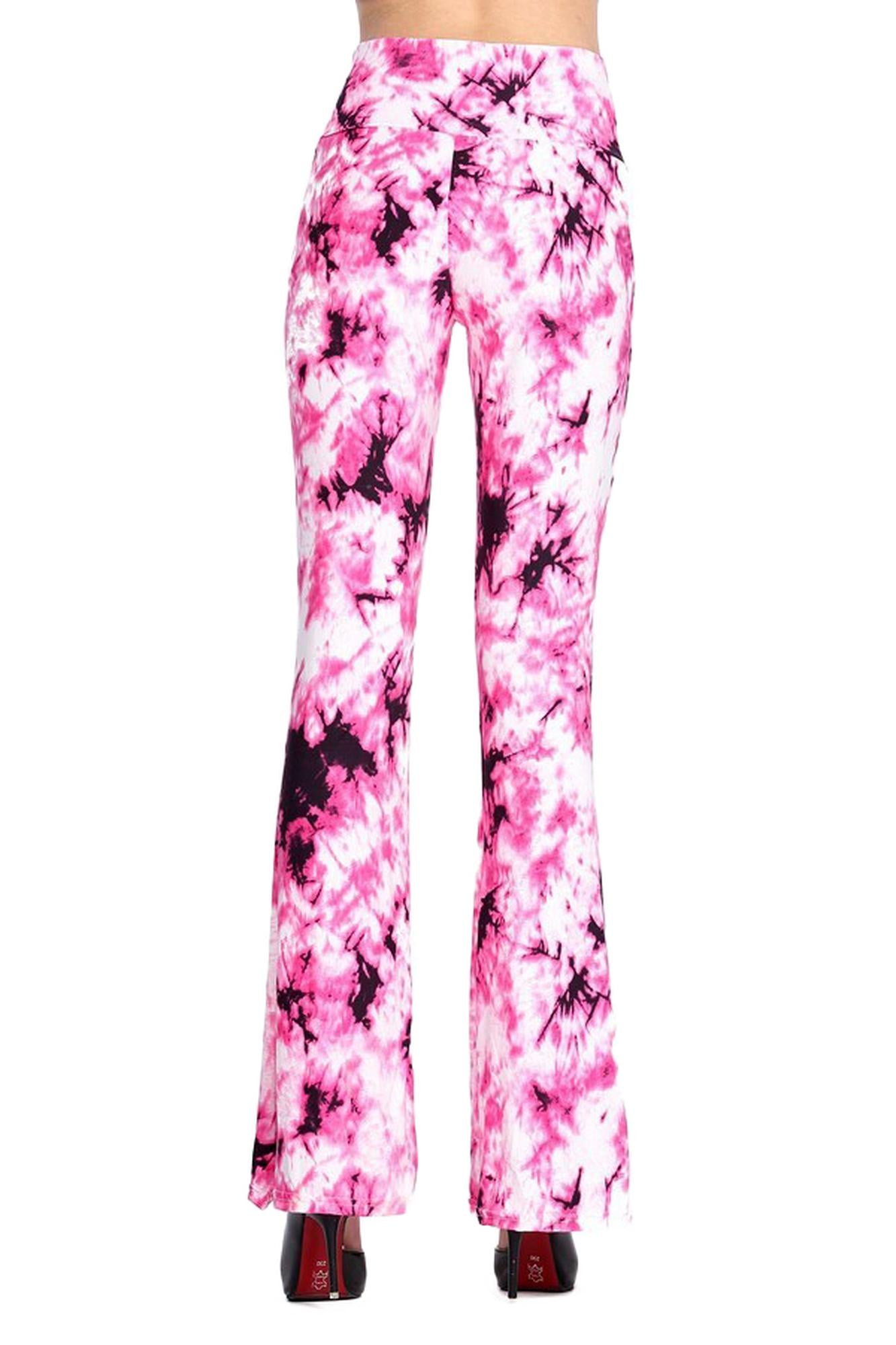 Tasty Tie Dye Bell Bottom Leggings