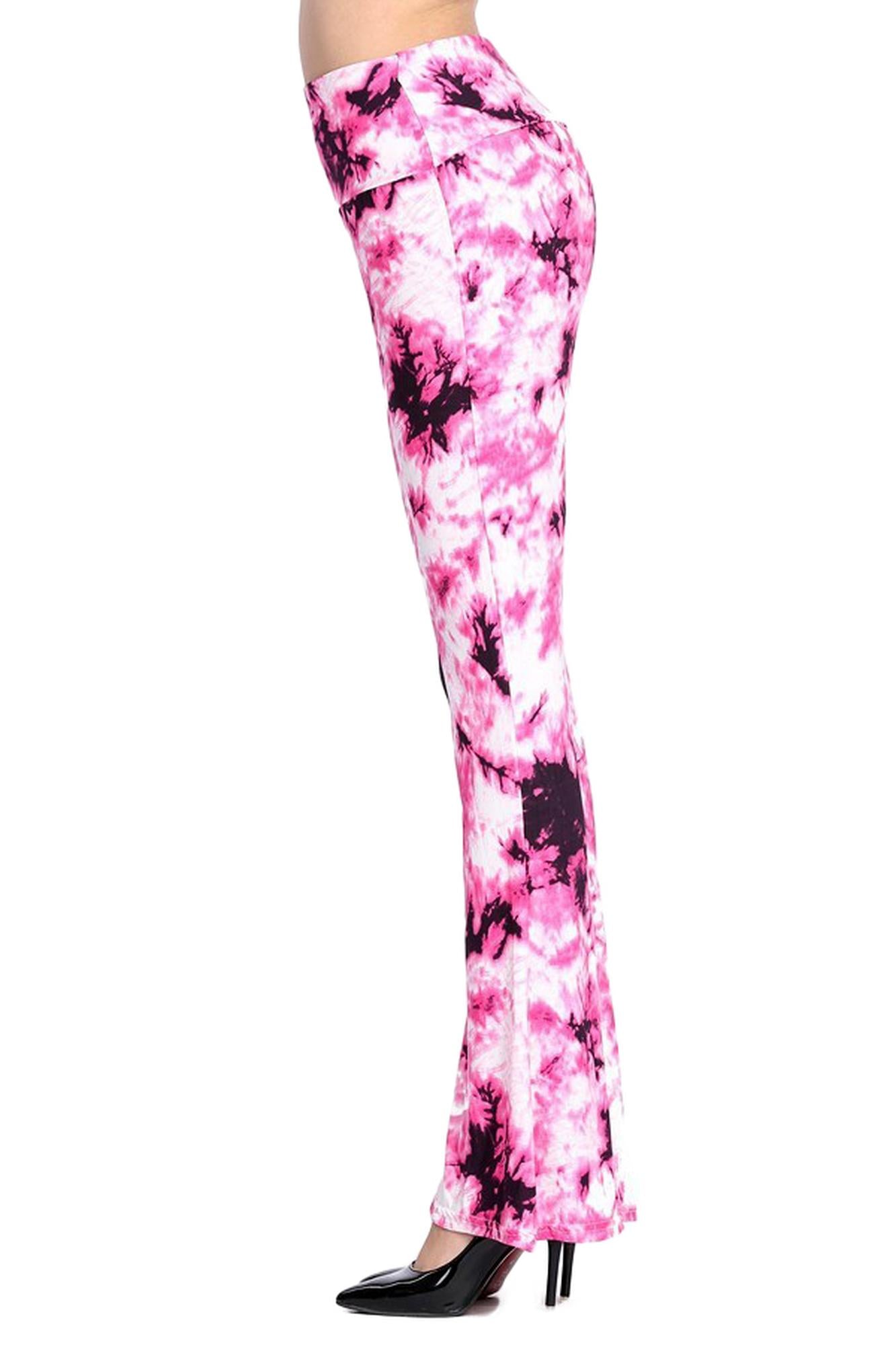 Tasty Tie Dye Bell Bottom Leggings