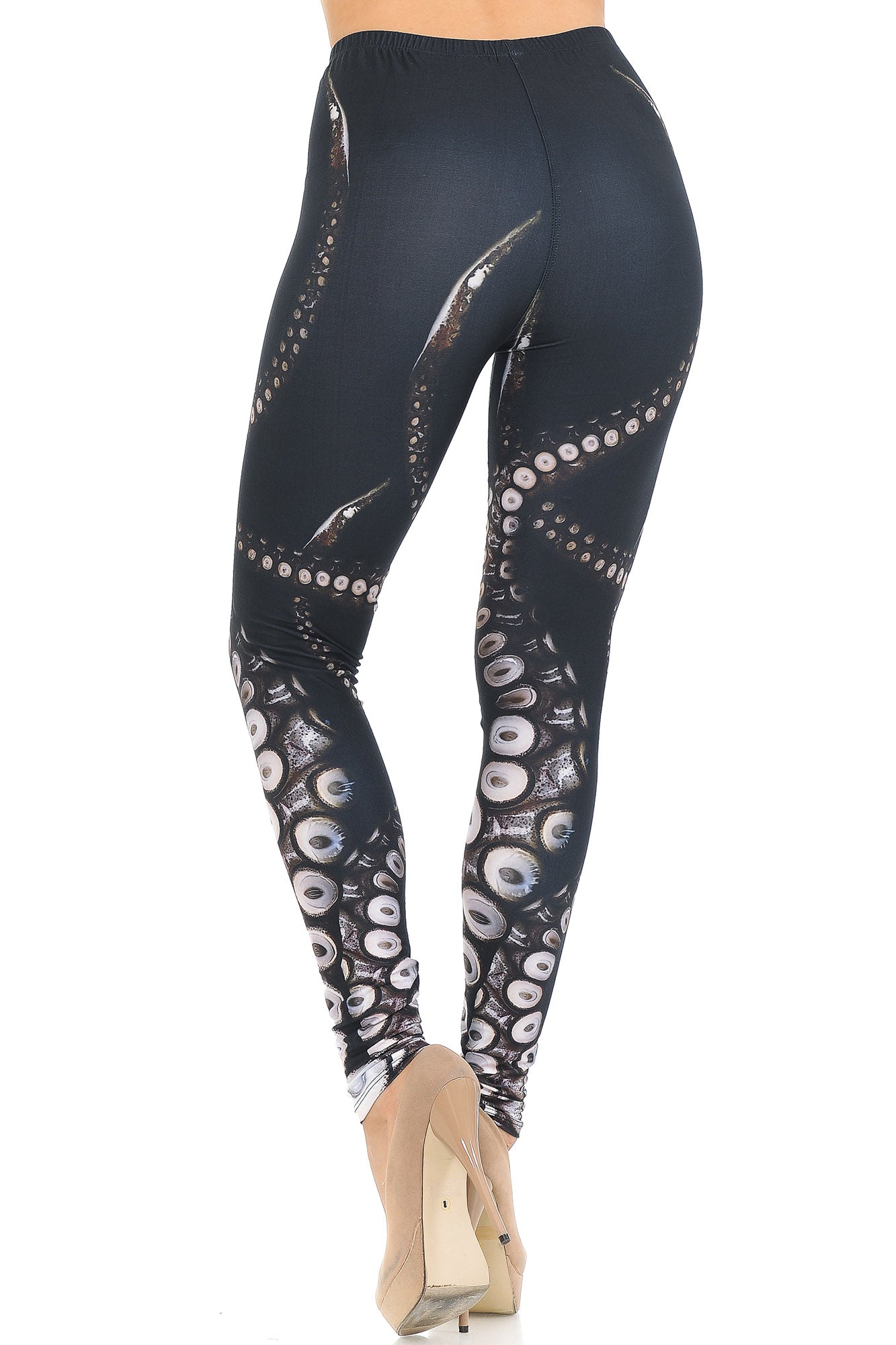 Creamy Soft Tentacle Extra Small Leggings - USA Fashionâ„¢ (XSmall One Size,Black)
