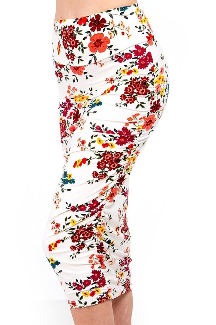 Buttery Smooth Fresh Spring Floral Skirt