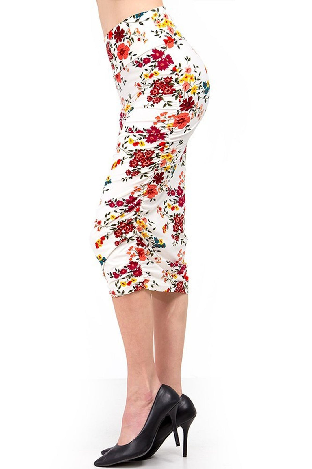 Buttery Smooth Fresh Spring Floral Skirt