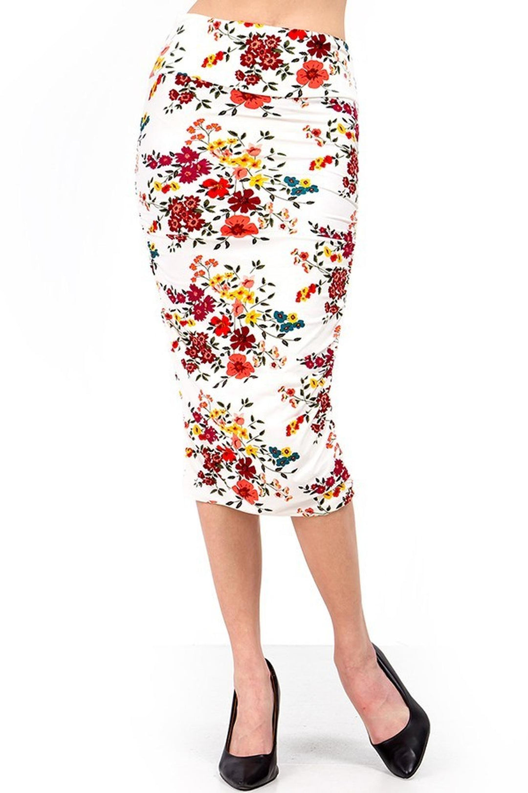 Buttery Smooth Fresh Spring Floral Skirt