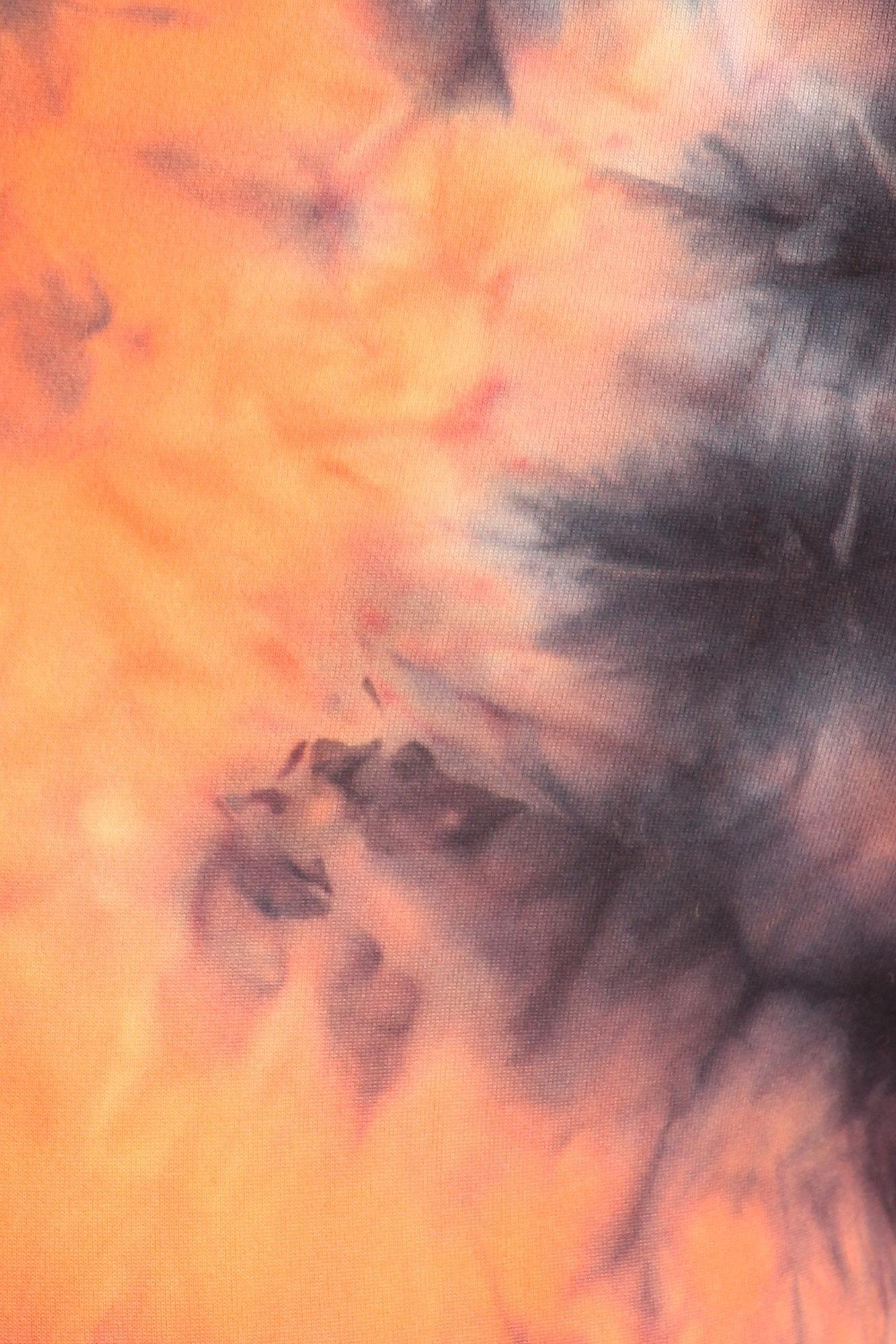 Brushed Tie Dye High Waisted Biker Shorts