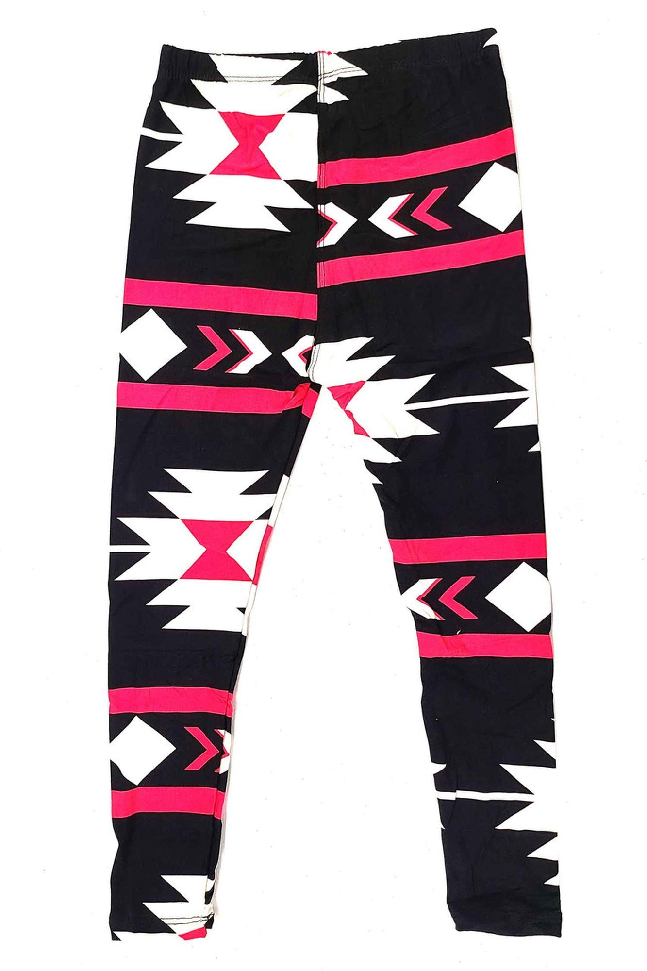 Buttery Smooth Magenta Aztec Tribal Kids Leggings