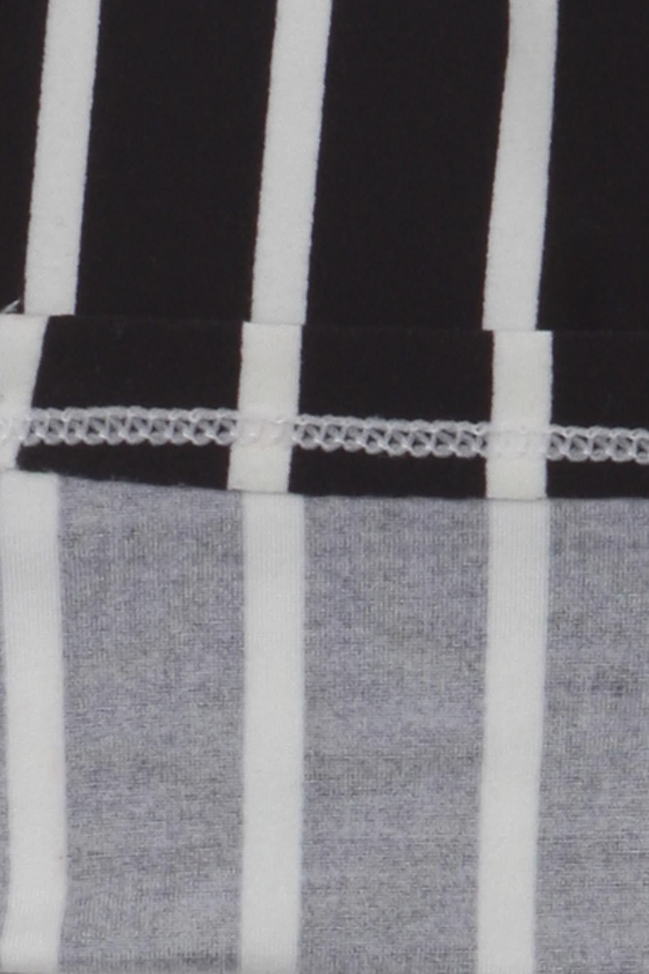 Buttery Smooth Black Vertical Pinstripe Kids Leggings
