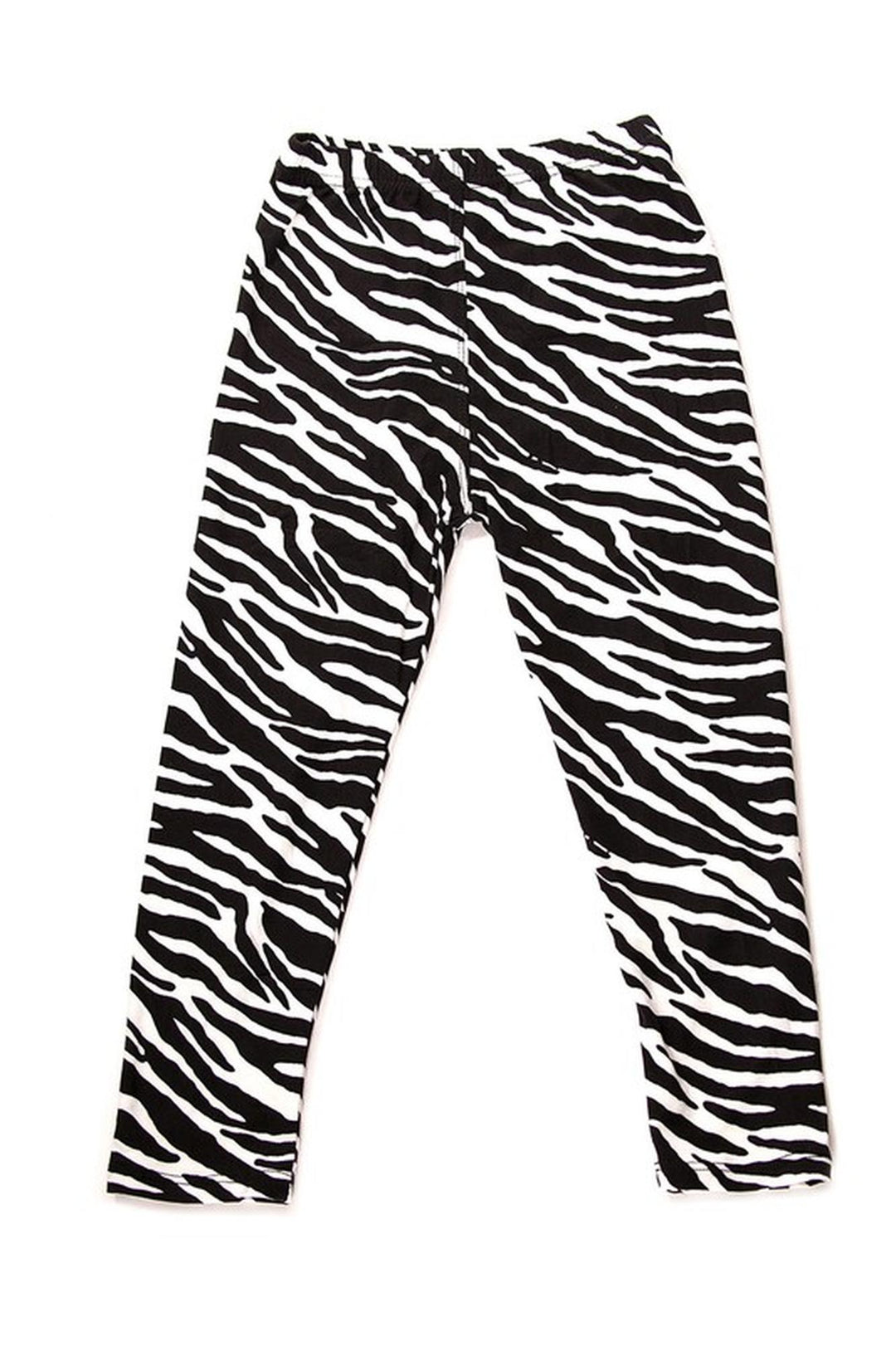 Buttery Smooth Zebra Print Kids Leggings
