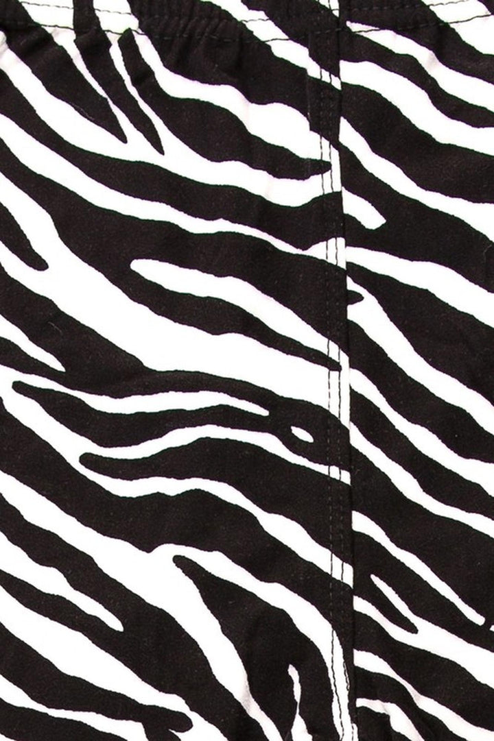 Buttery Smooth Zebra Print Kids Leggings