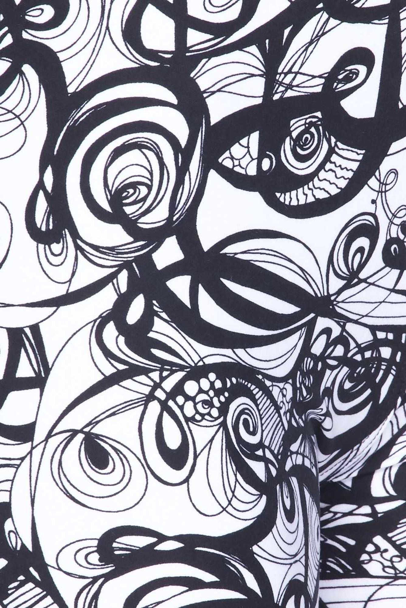 Buttery Smooth Elegant Abstract Swirly Kids Leggings