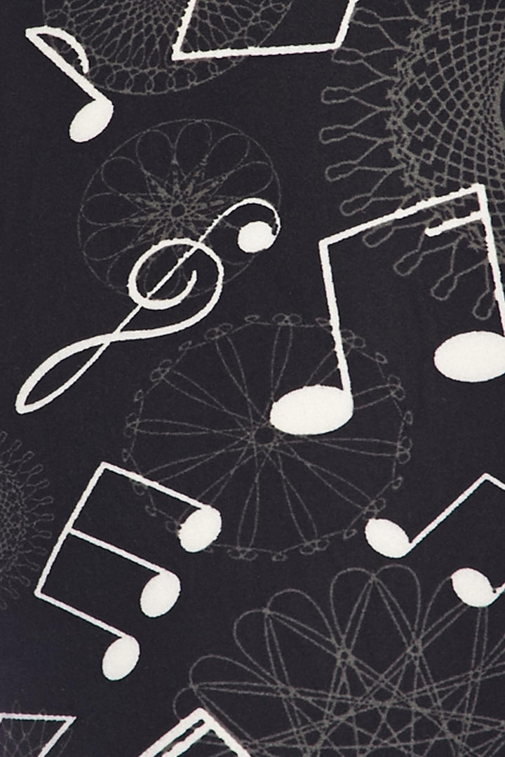 Buttery Smooth Musical Note Geometry Kids Leggings