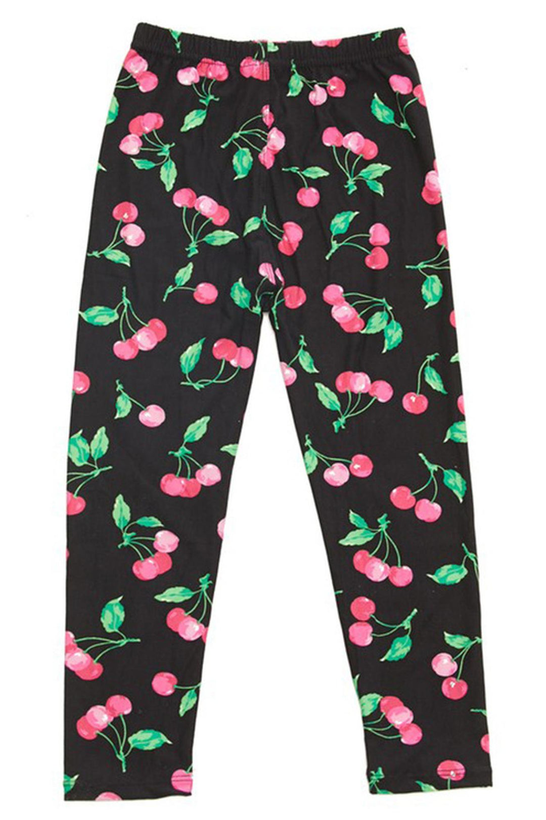 Buttery Smooth Pink Cherry Kids Leggings