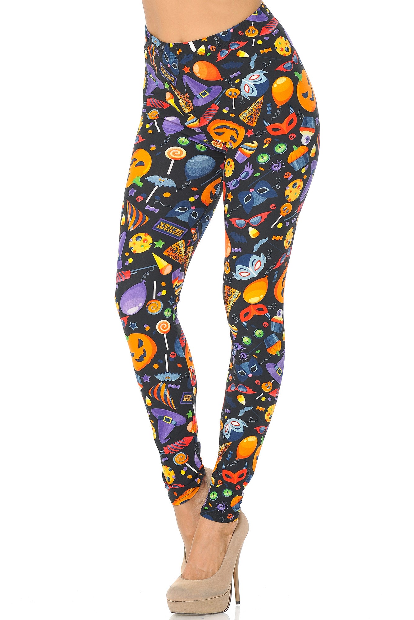Buttery Smooth Halloween Medley Kids Leggings