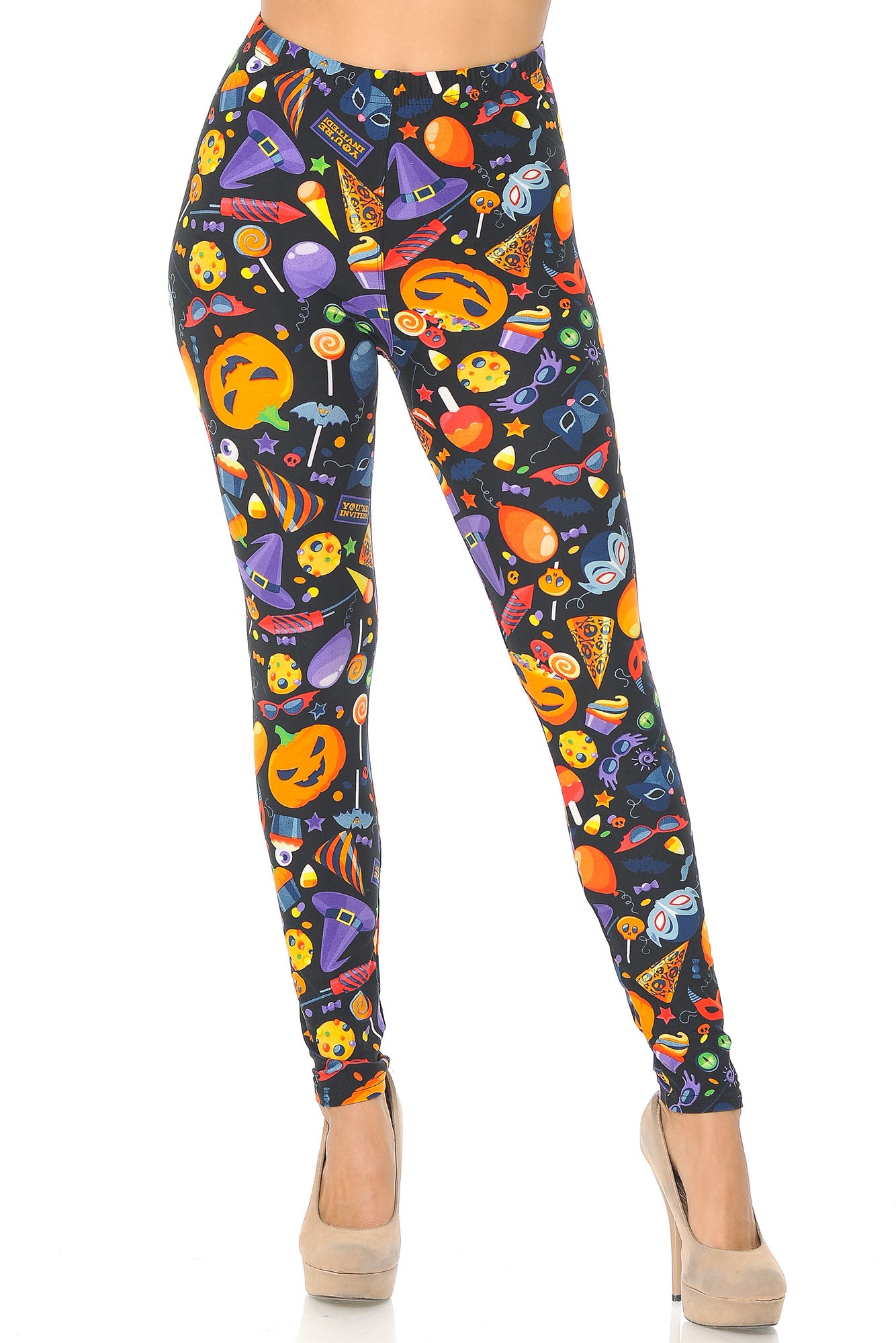 Buttery Smooth Halloween Medley Kids Leggings