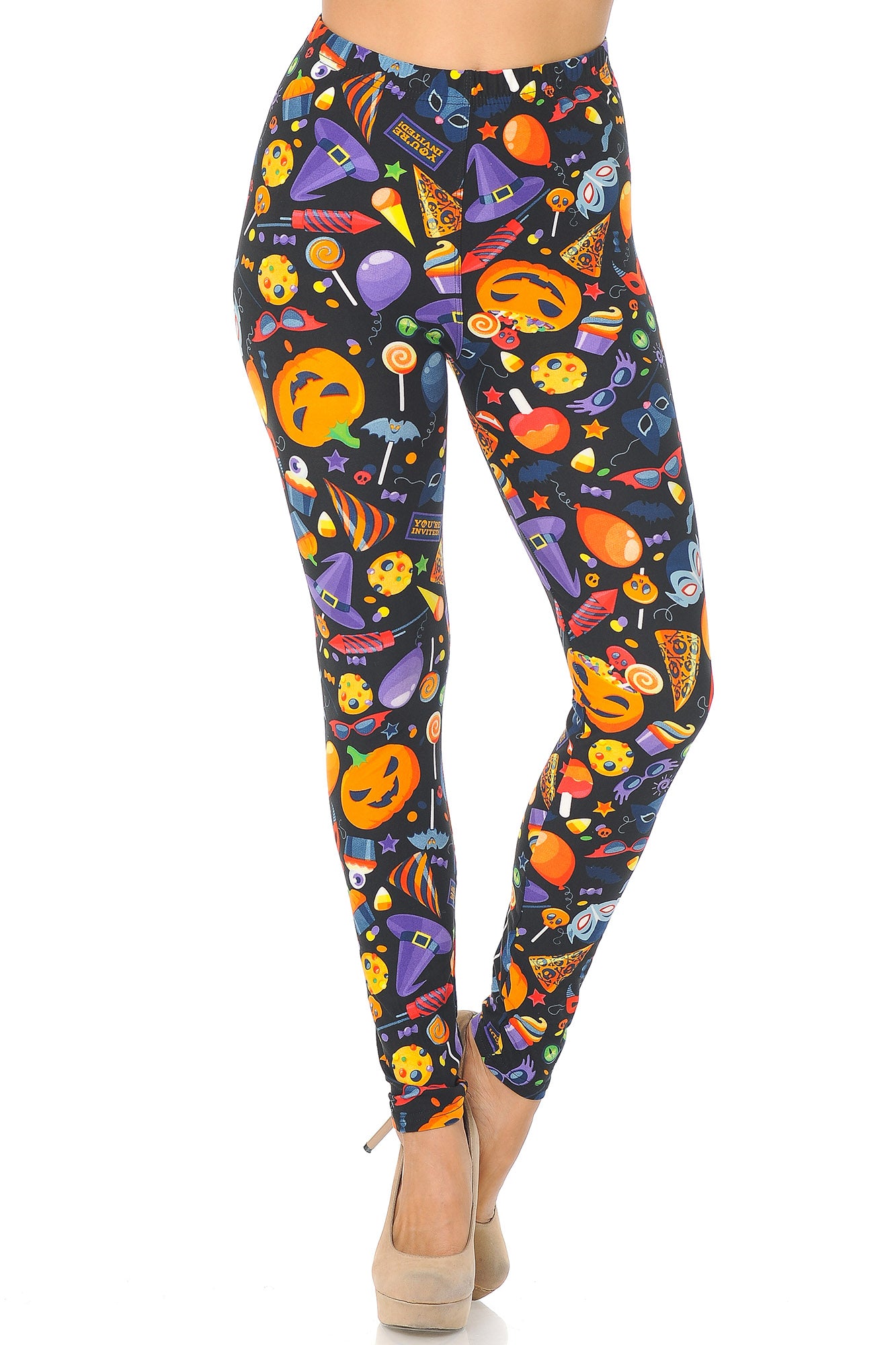 Buttery Smooth Halloween Medley Kids Leggings