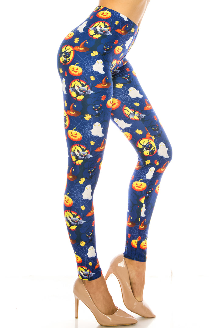 Creamy Soft Halloween Critters Kids Leggings - USA Fashion