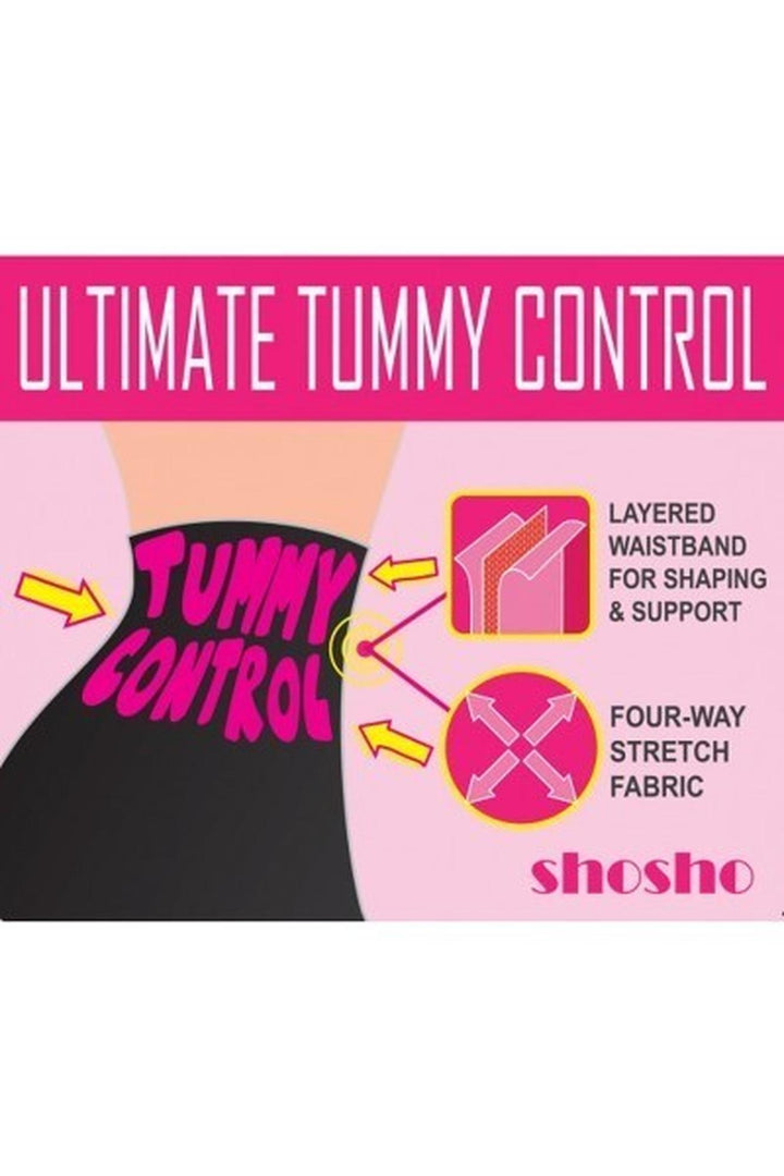 Black Button Front High Waisted Body Sculpting Treggings