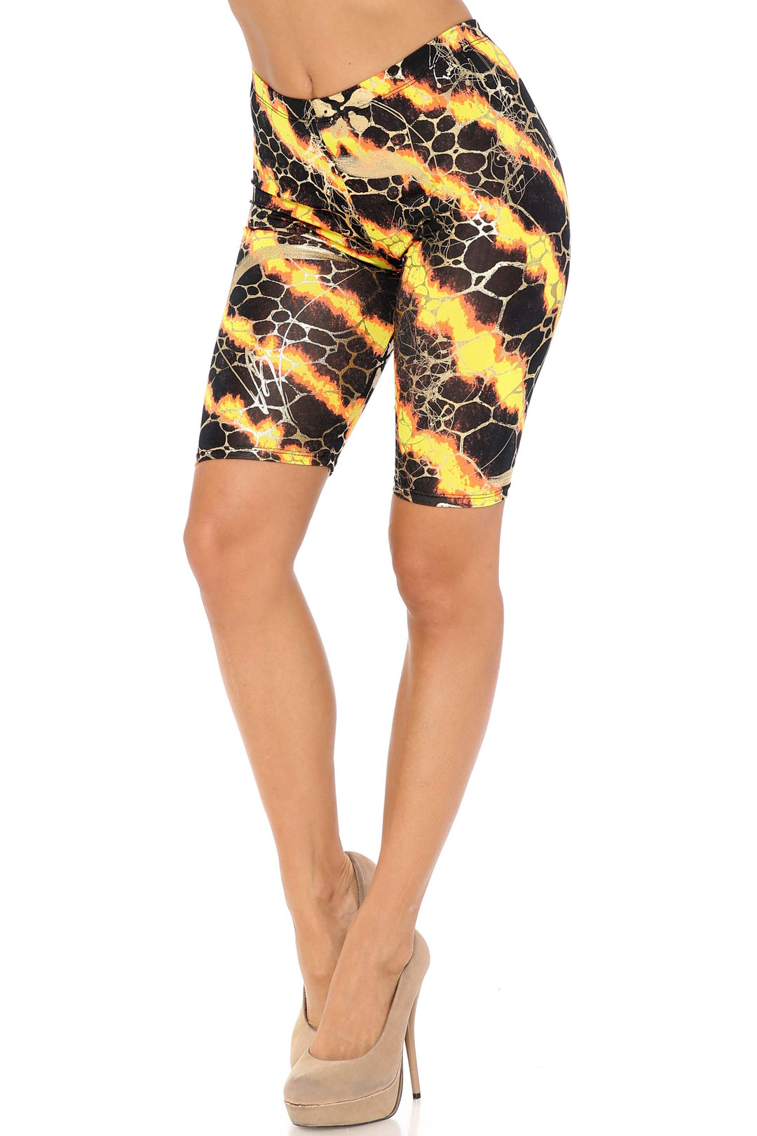 Colorcade Biker Shorts - Plus Size - 1XL 2XL 3XL - Made in USA